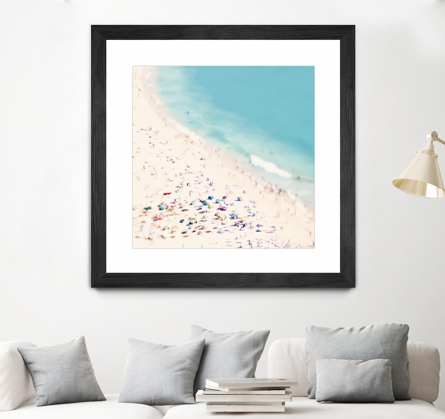 Beach Love by Ingrid Beddoes on GIANT ART - beige sea scene