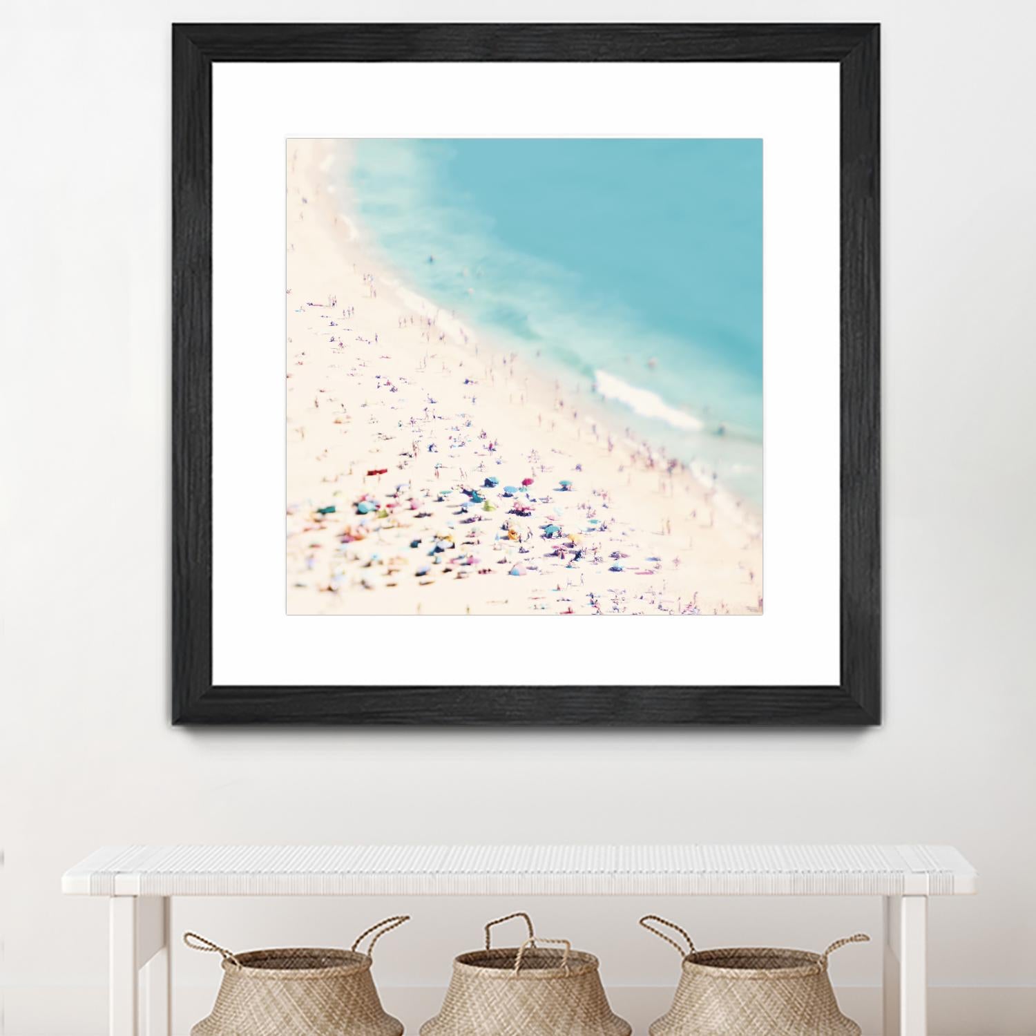 Beach Love by Ingrid Beddoes on GIANT ART - beige sea scene