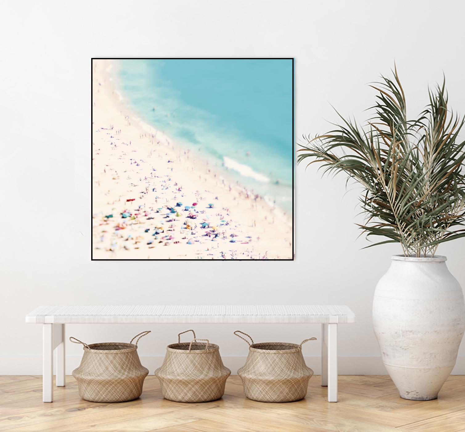 Beach Love by Ingrid Beddoes on GIANT ART - beige sea scene