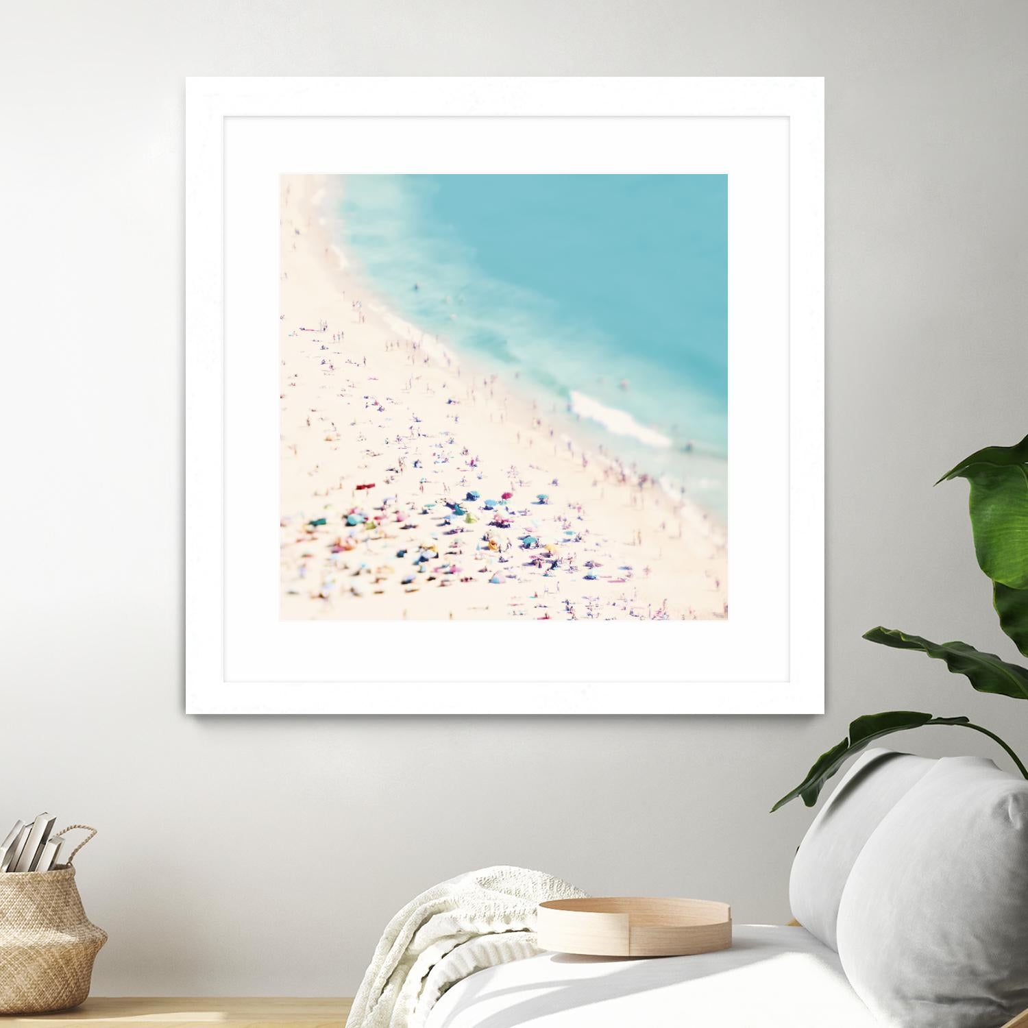 Beach Love by Ingrid Beddoes on GIANT ART - beige sea scene