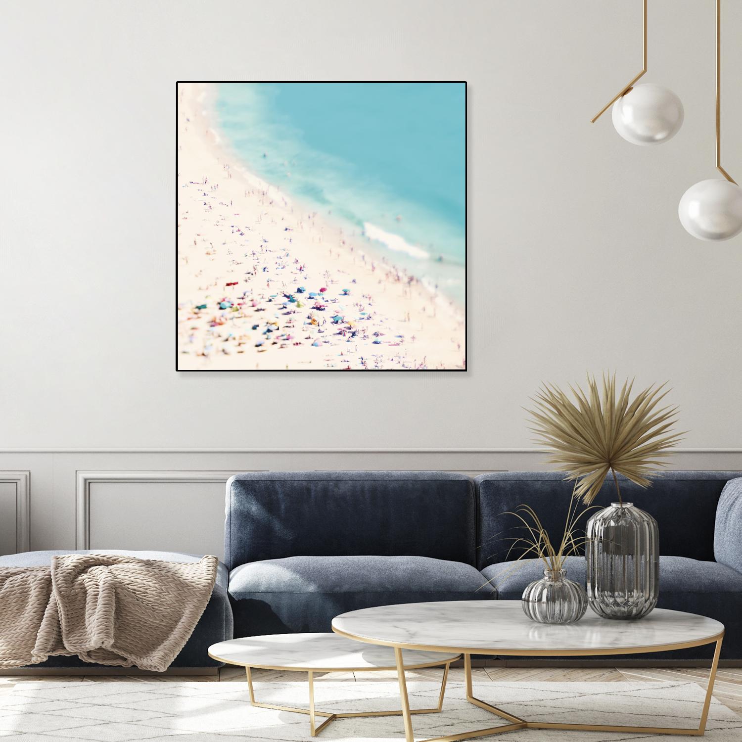 Beach Love by Ingrid Beddoes on GIANT ART - beige sea scene