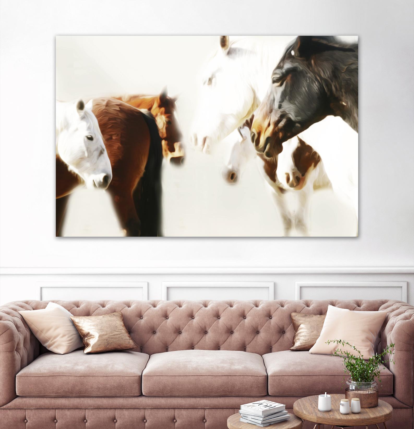 The Herd by Kari Brooks on GIANT ART - brown animals