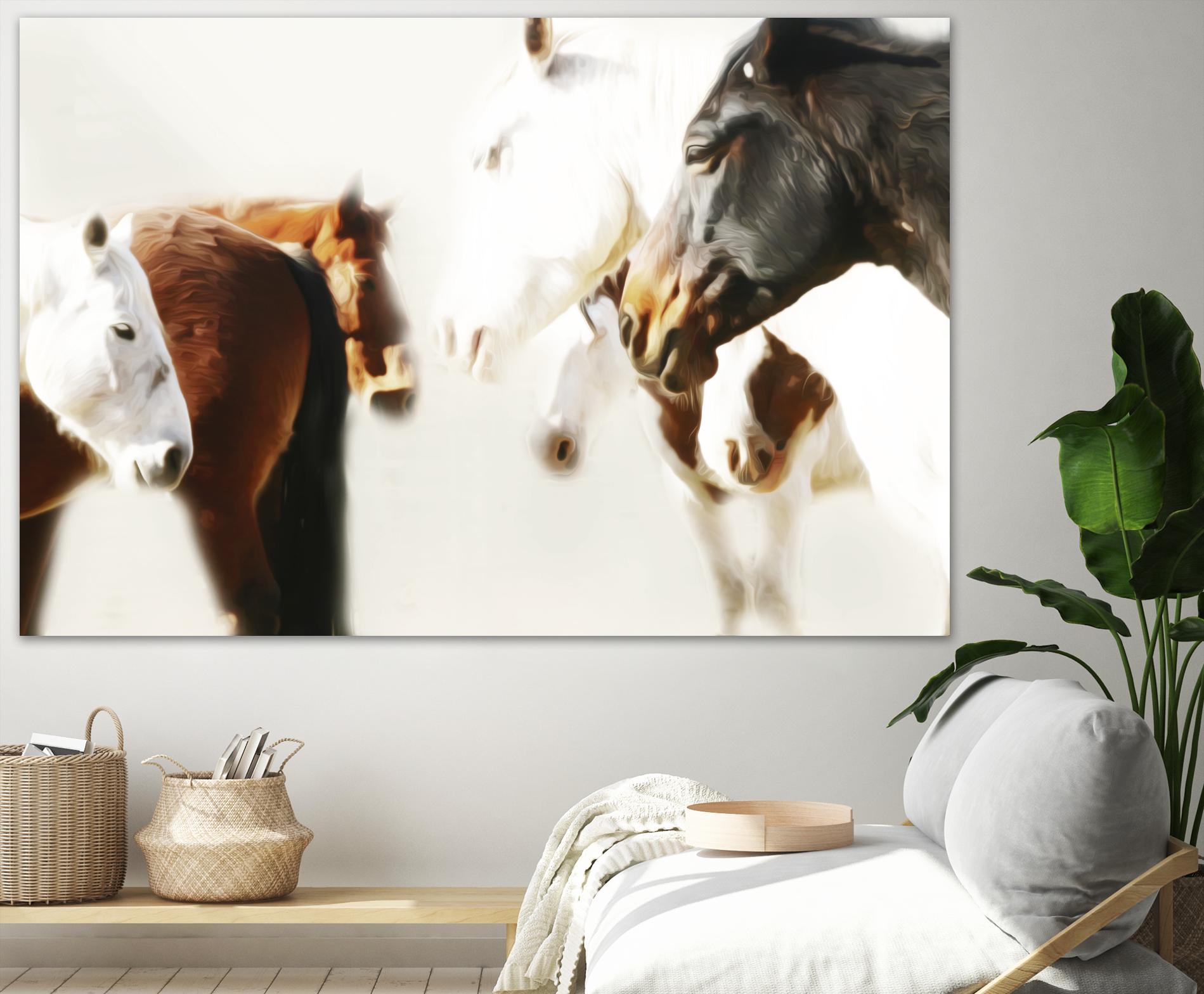 The Herd by Kari Brooks on GIANT ART - brown animals