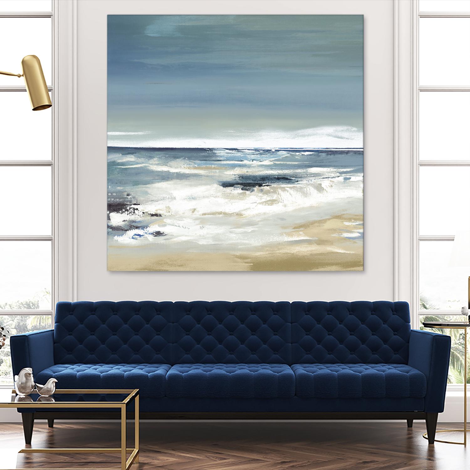 East Coast II by Valeria Mravyan on GIANT ART - beige abstract beach house art