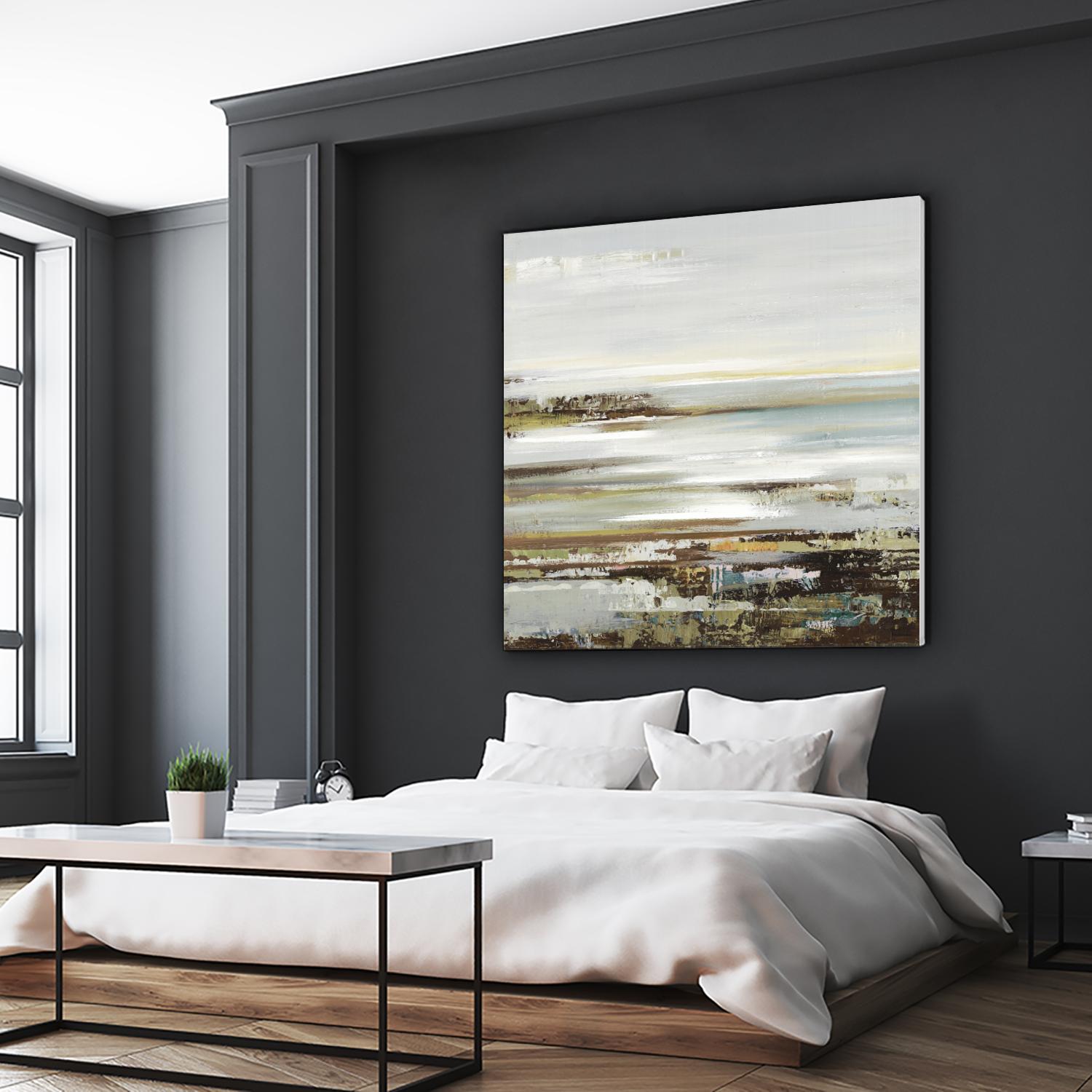 Abyss I by Valeria Mravyan on GIANT ART - greene abstract