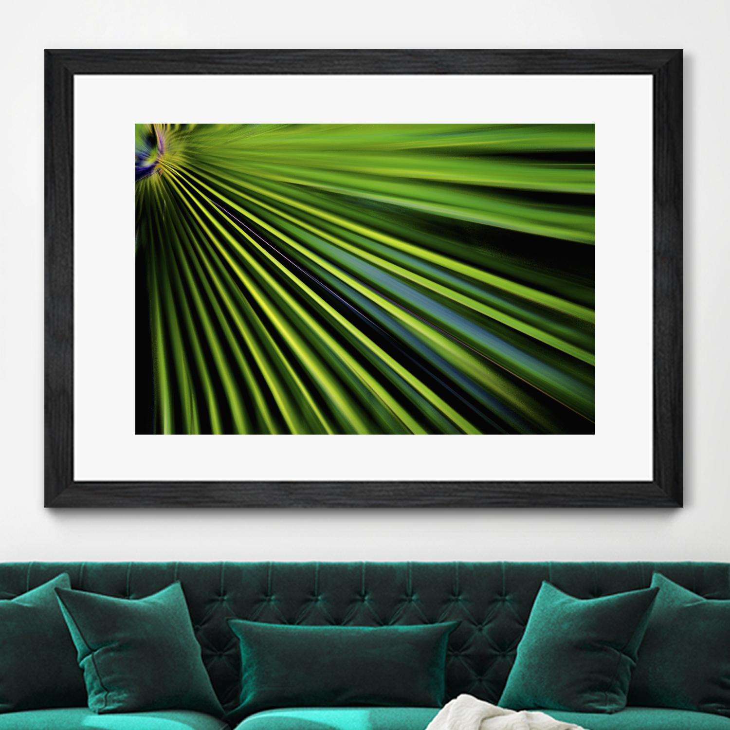 Tropical Bliss II by Norm Stelfox on GIANT ART - green photo art