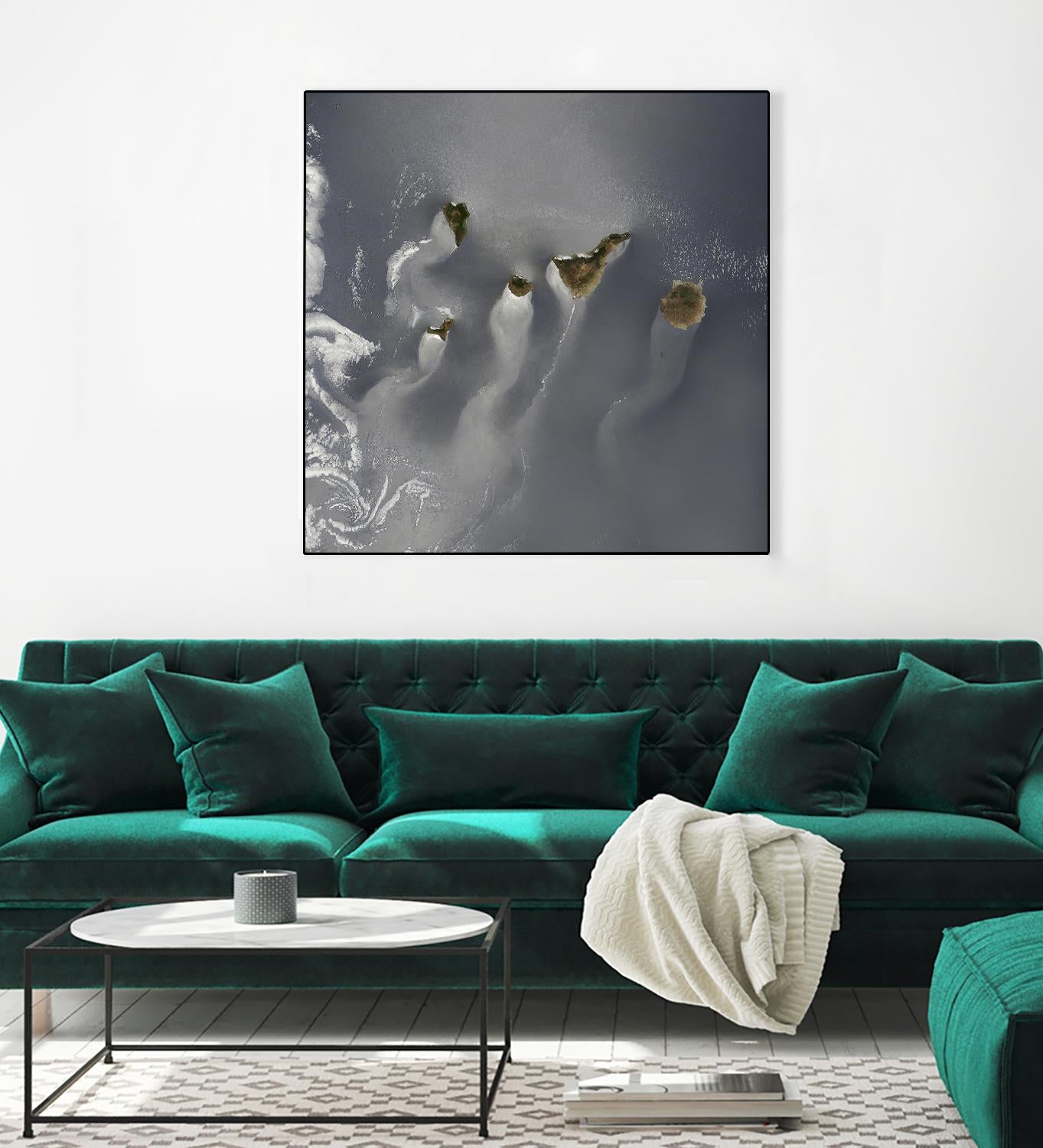 Canary Islands by Norm Stelfox on GIANT ART - green photo art