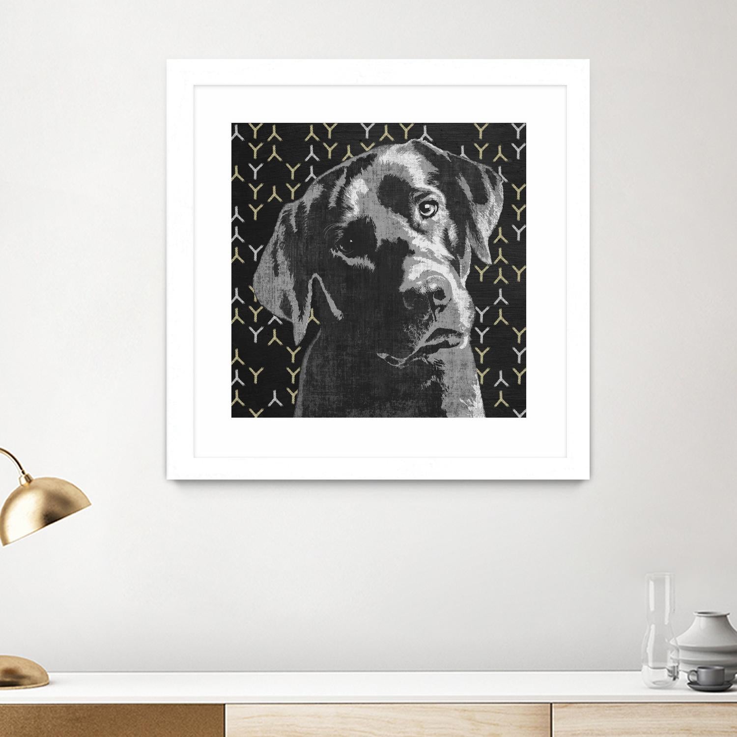 Lab by PI Studio on GIANT ART - grey animals