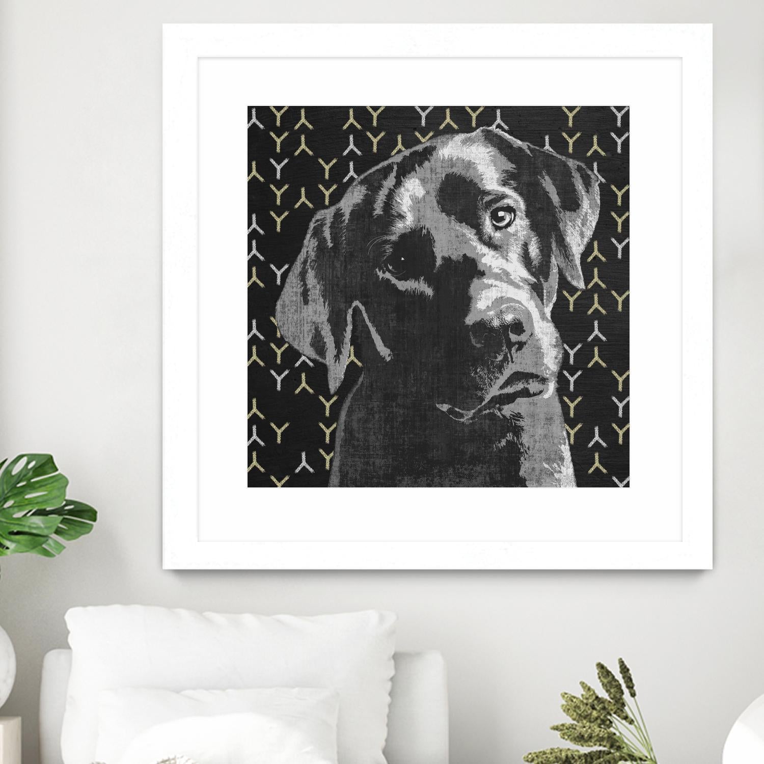 Lab by PI Studio on GIANT ART - grey animals