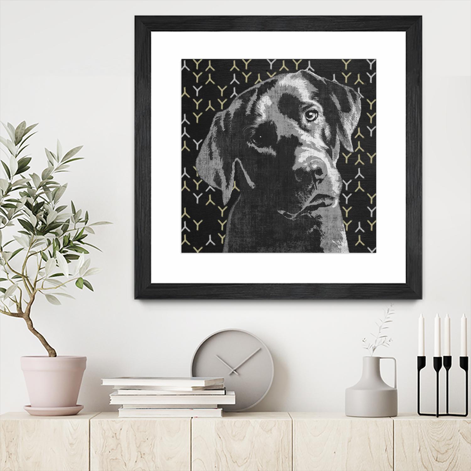 Lab by PI Studio on GIANT ART - grey animals