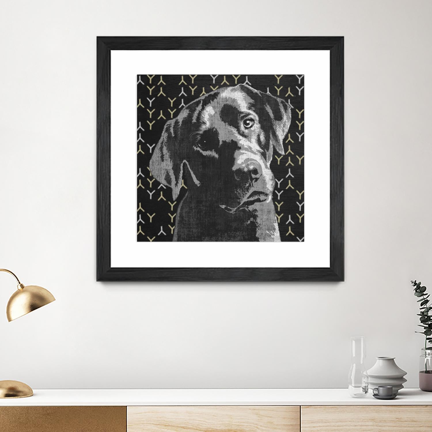 Lab by PI Studio on GIANT ART - grey animals