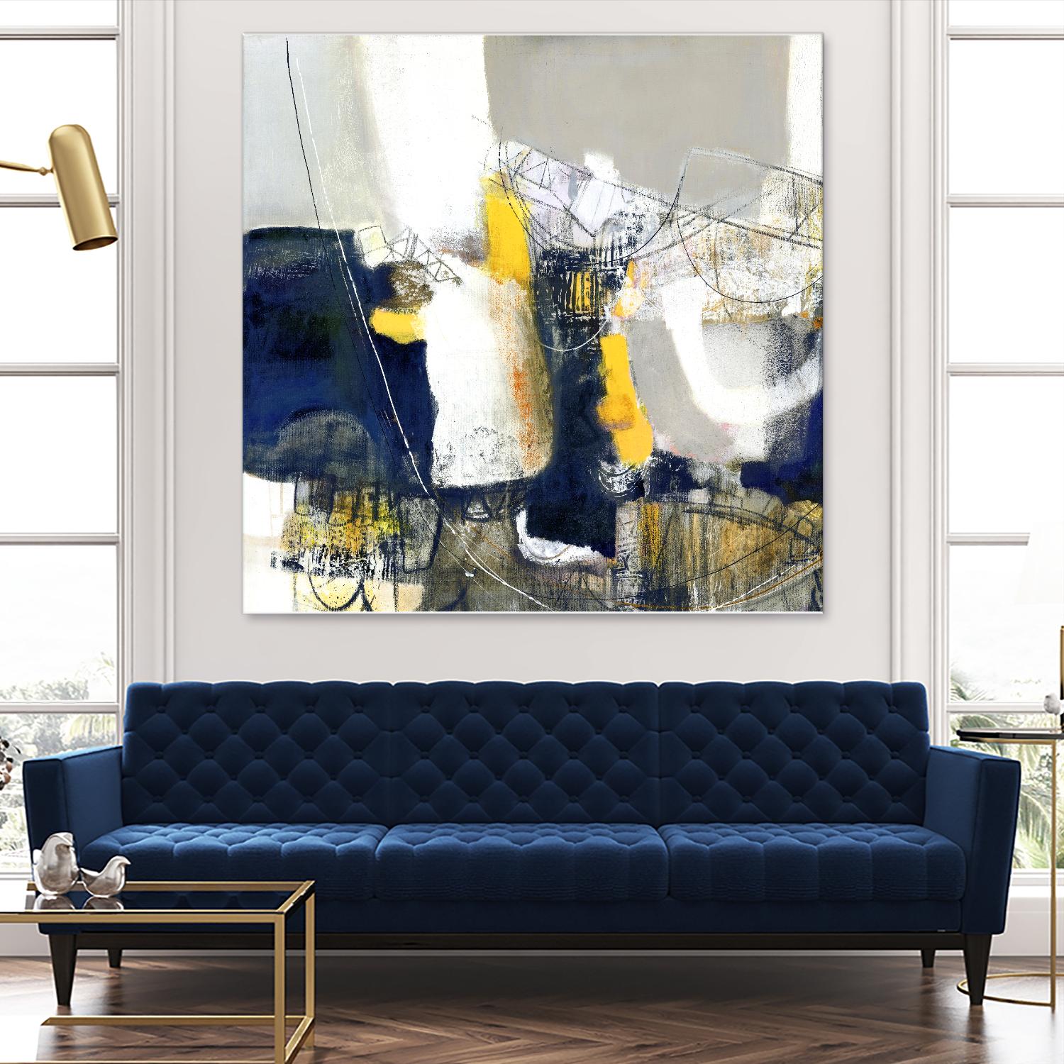 Round Trip II by PI Studio on GIANT ART - white abstract