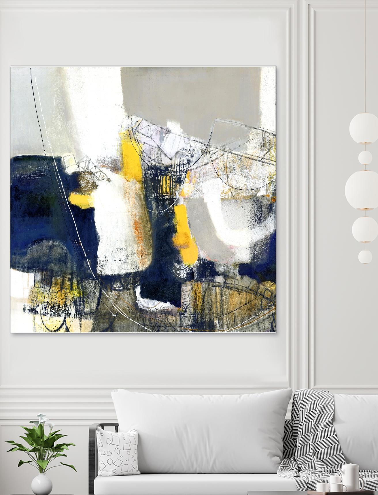 Round Trip II by PI Studio on GIANT ART - white abstract