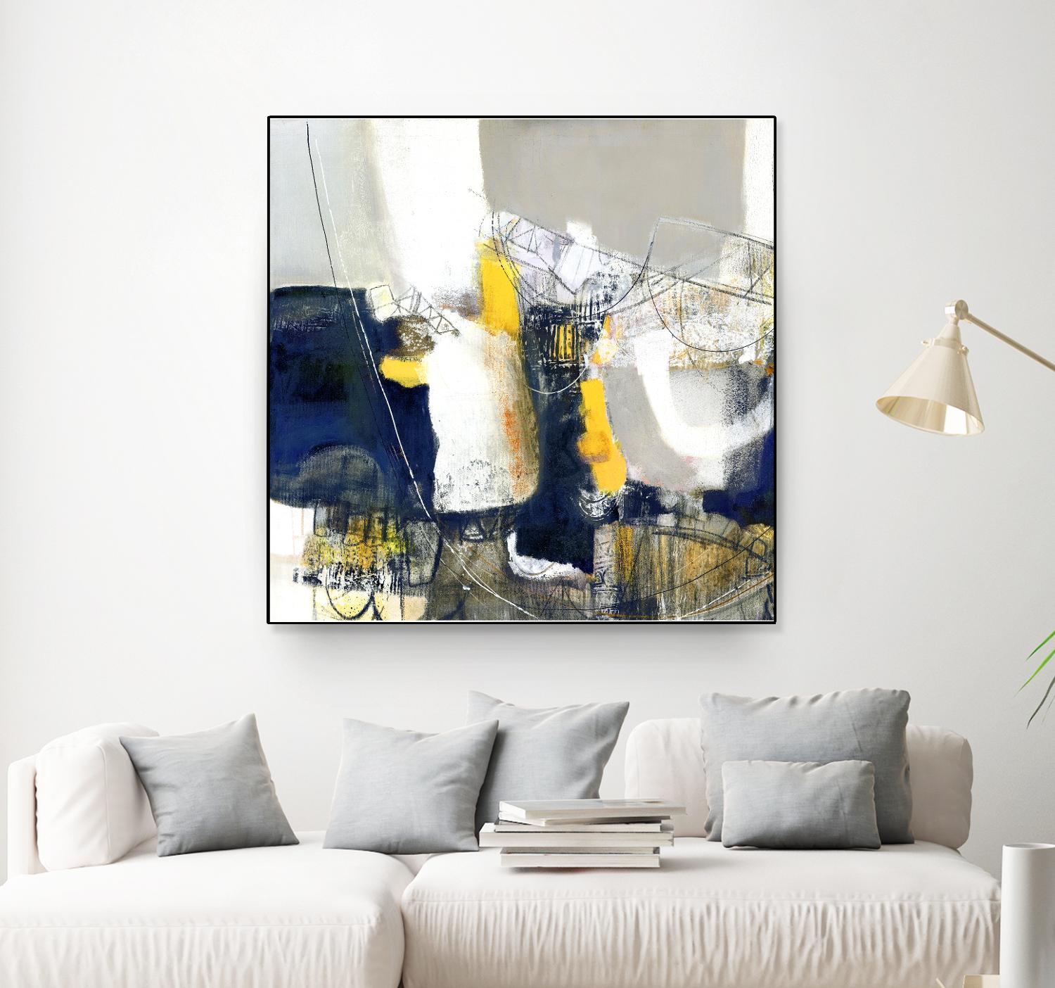 Round Trip II by PI Studio on GIANT ART - white abstract