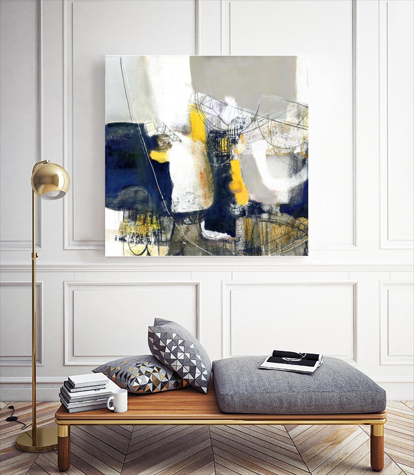 Round Trip II by PI Studio on GIANT ART - white abstract