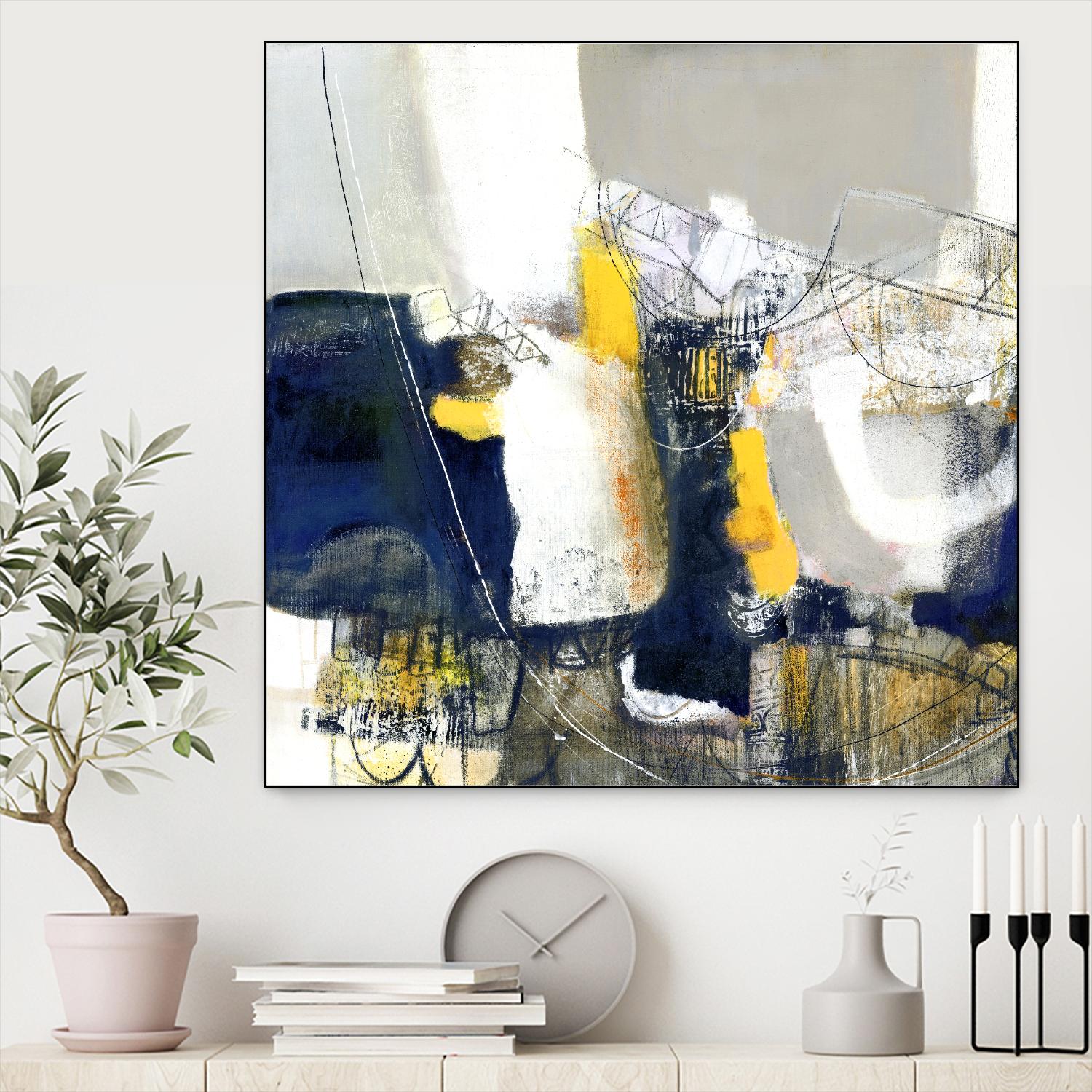 Round Trip II by PI Studio on GIANT ART - white abstract