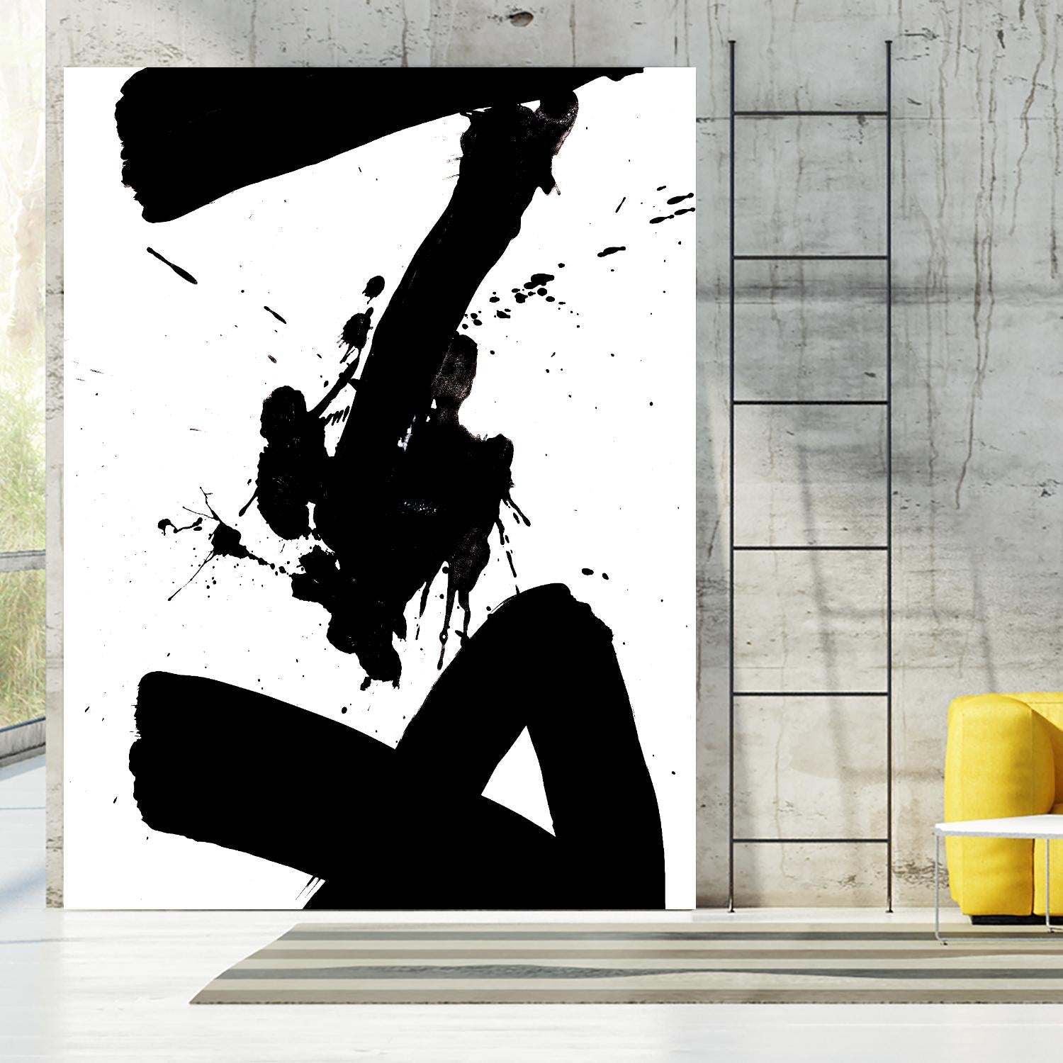 Ink Blot IV by PI Galerie on GIANT ART - white abstract