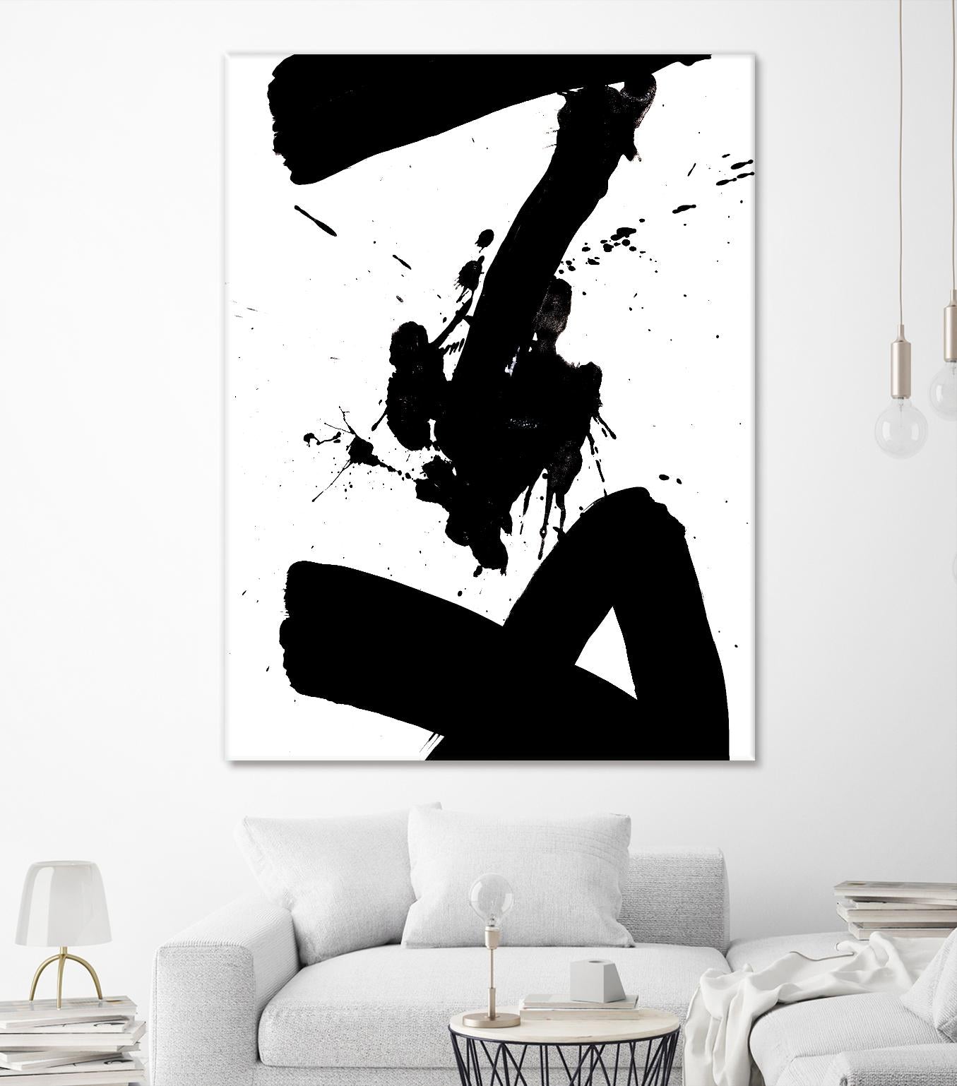 Ink Blot IV by PI Galerie on GIANT ART - white abstract