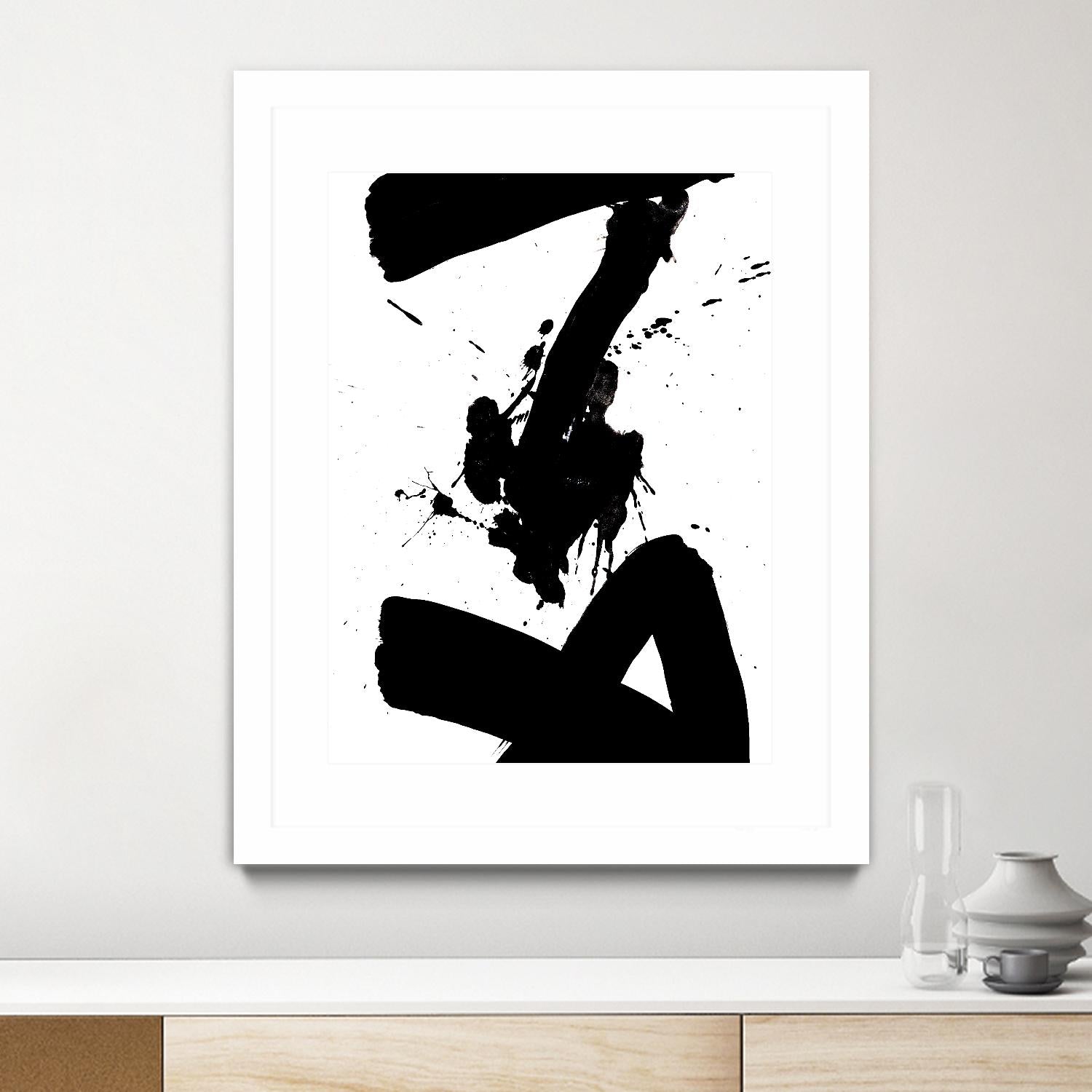 Ink Blot IV by PI Galerie on GIANT ART - white abstract