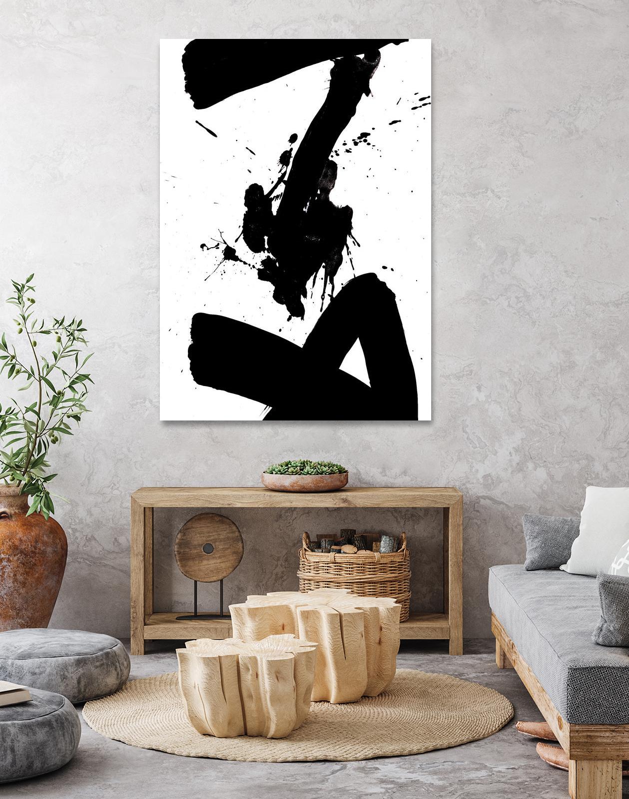 Ink Blot IV by PI Galerie on GIANT ART - white abstract
