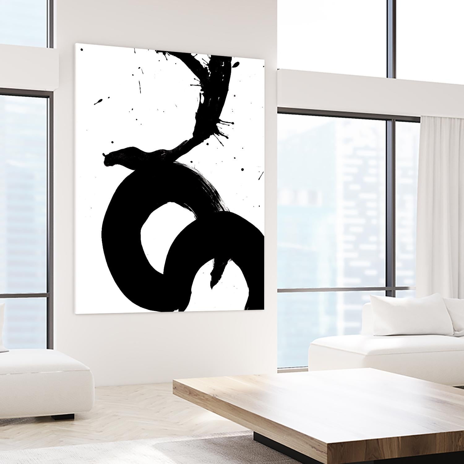 Ink Blot V by PI Galerie on GIANT ART - white abstract