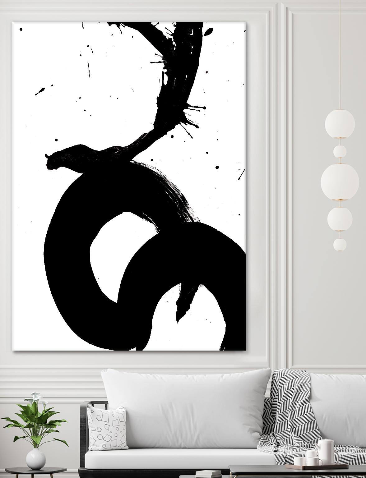 Ink Blot V by PI Galerie on GIANT ART - white abstract