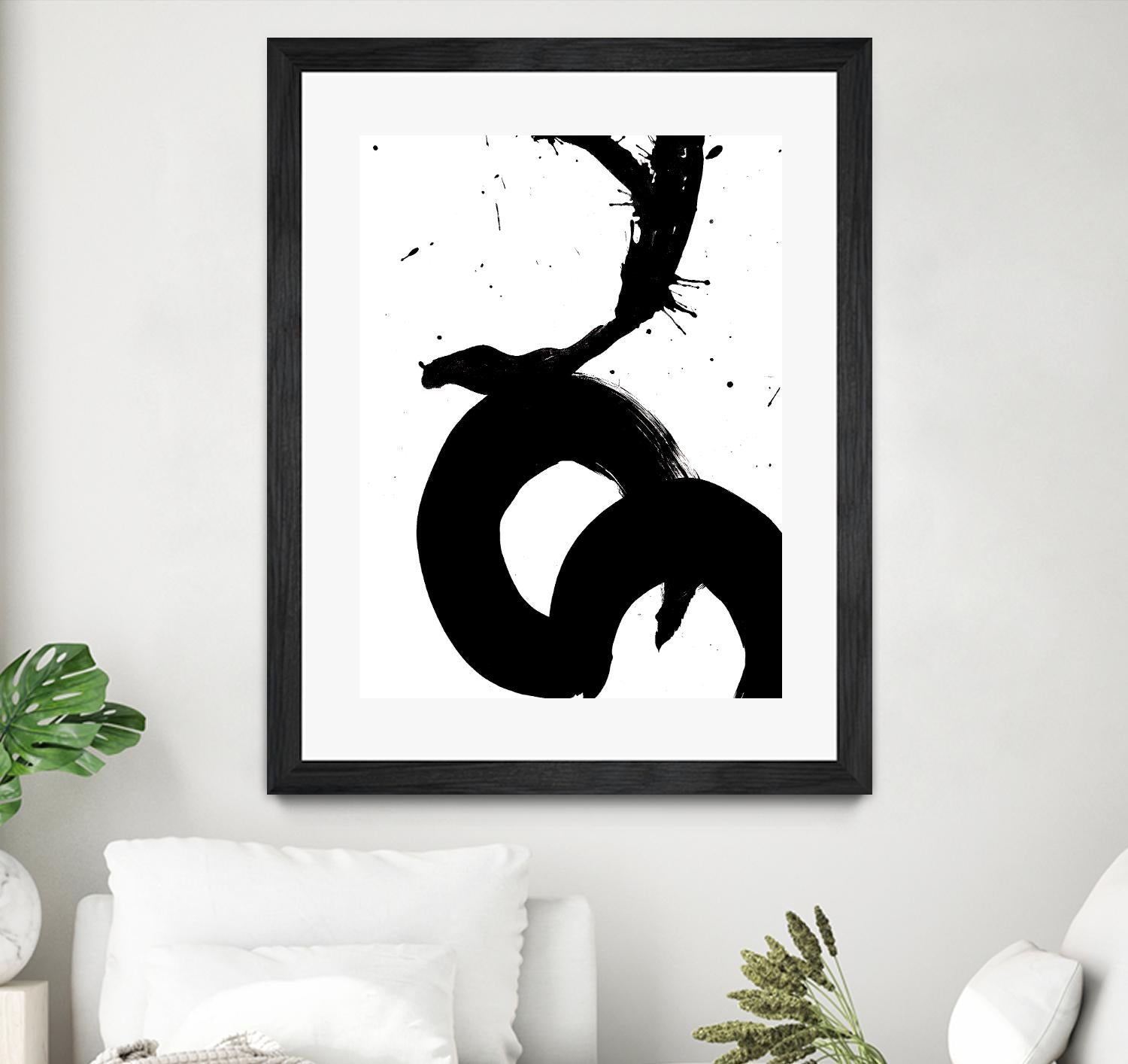 Ink Blot V by PI Galerie on GIANT ART - white abstract