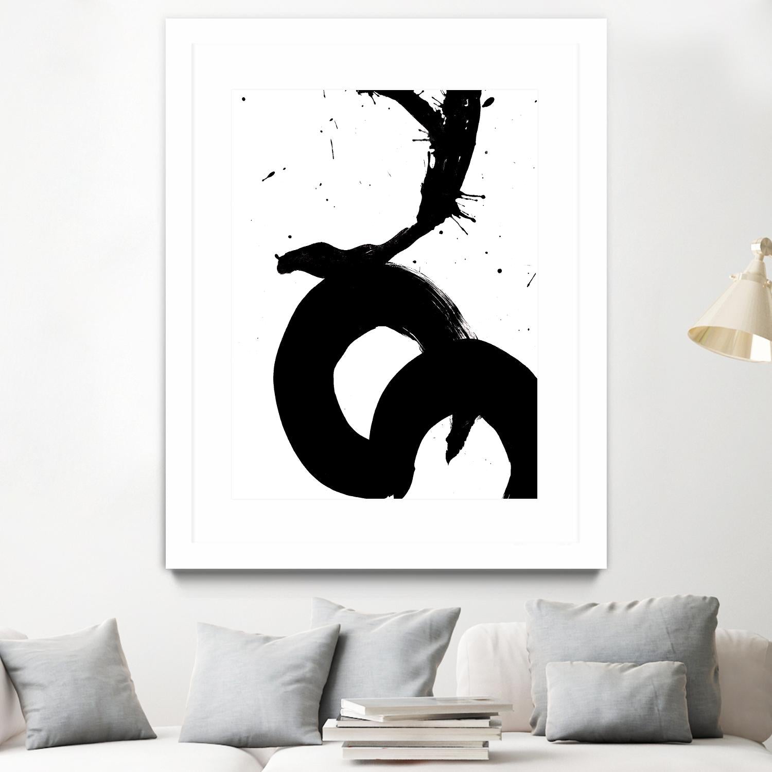 Ink Blot V by PI Galerie on GIANT ART - white abstract
