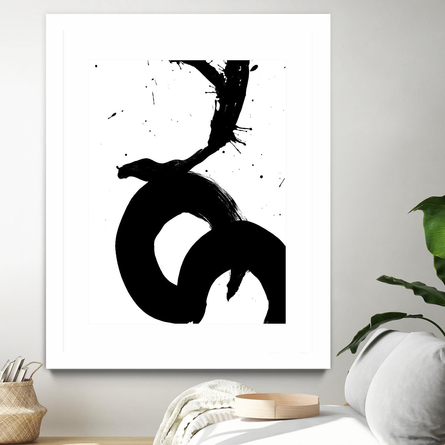 Ink Blot V by PI Galerie on GIANT ART - white abstract