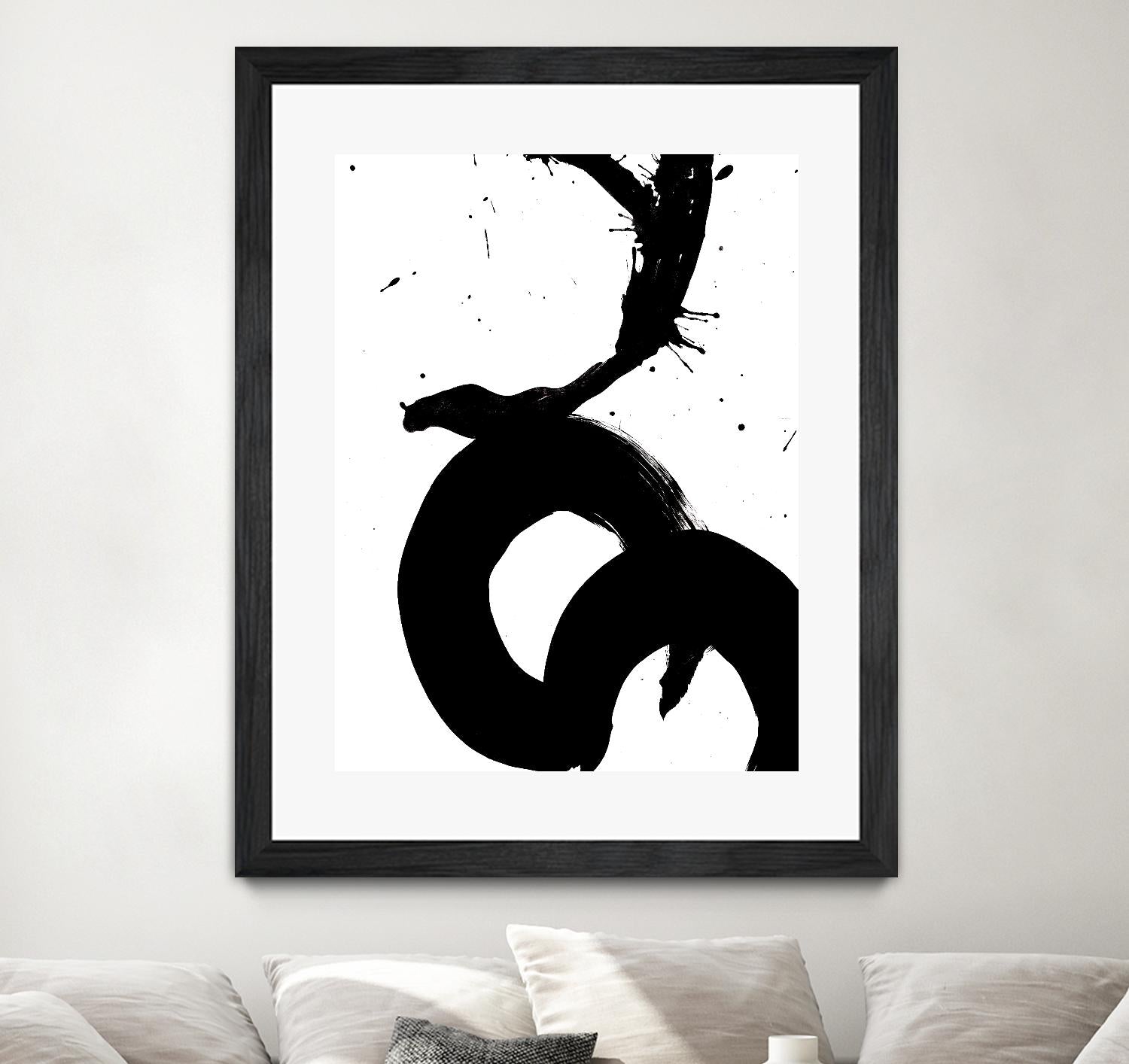 Ink Blot V by PI Galerie on GIANT ART - white abstract