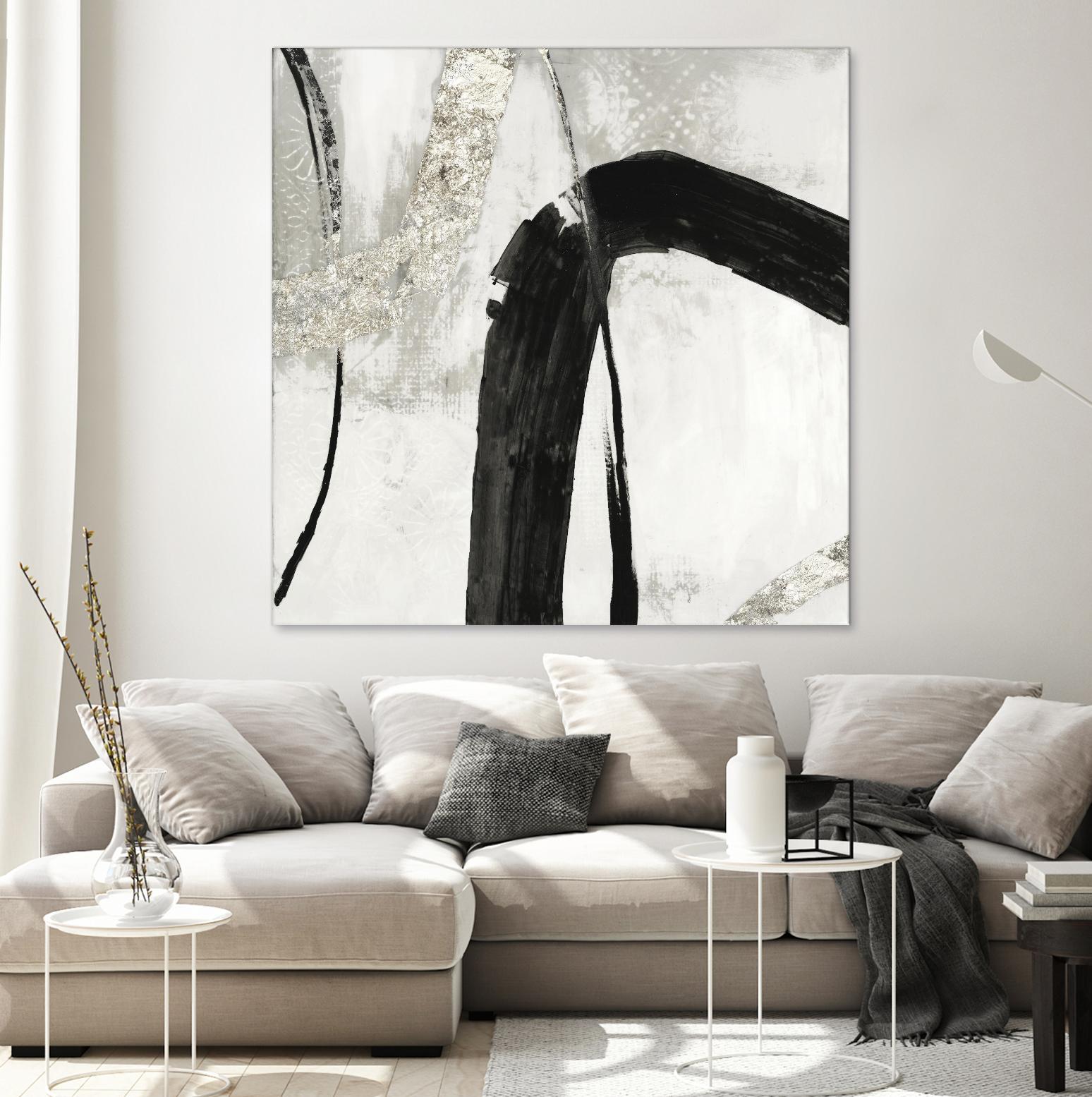 Black Ink II by PI Studio on GIANT ART - white abstract