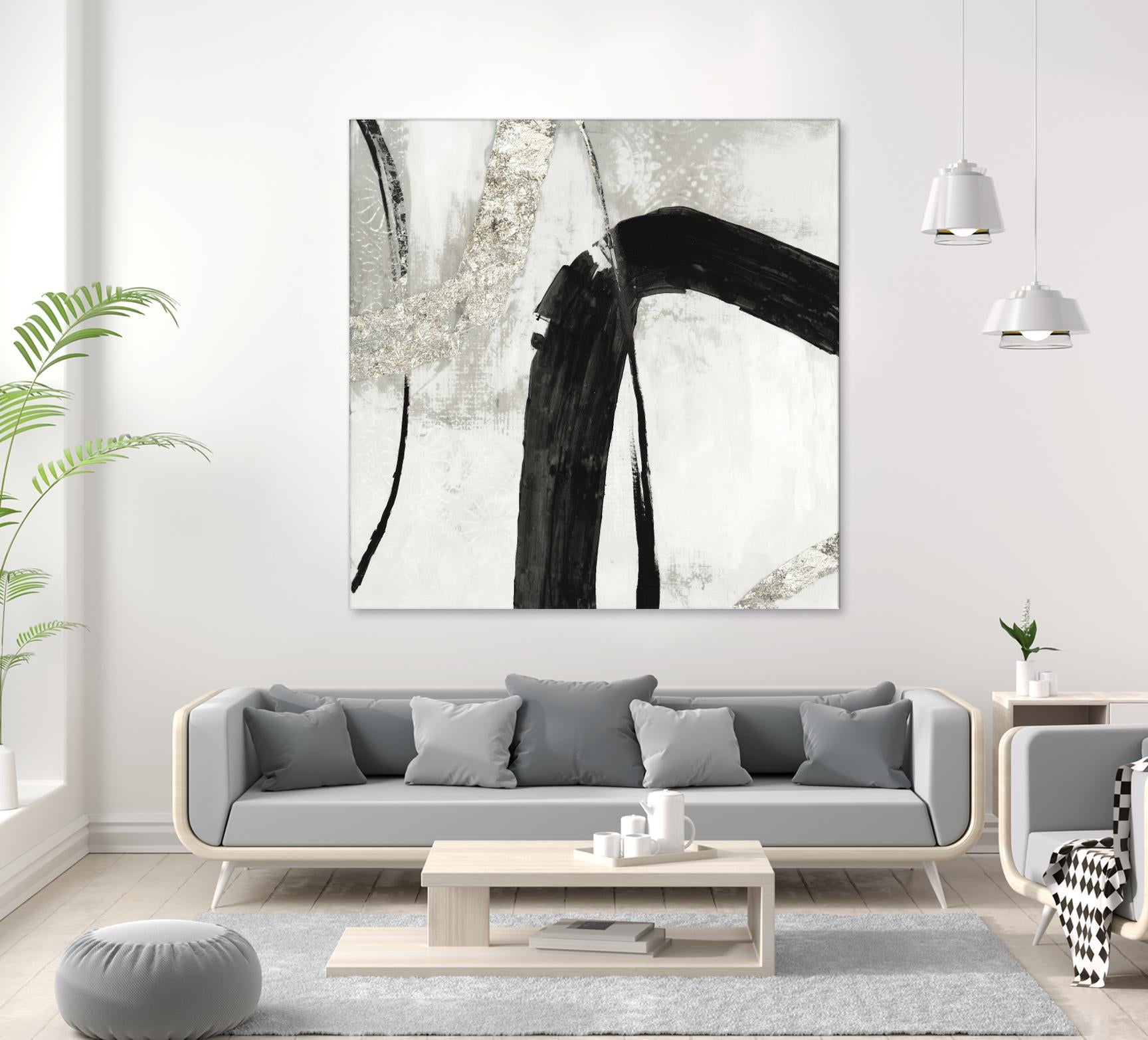 Black Ink II by PI Studio on GIANT ART - white abstract