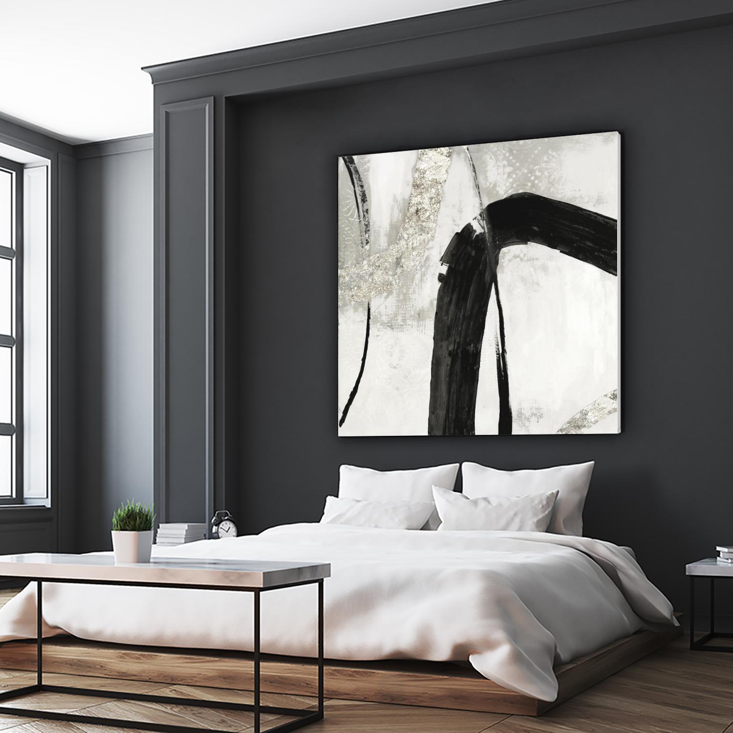 Black Ink II by PI Studio on GIANT ART - white abstract