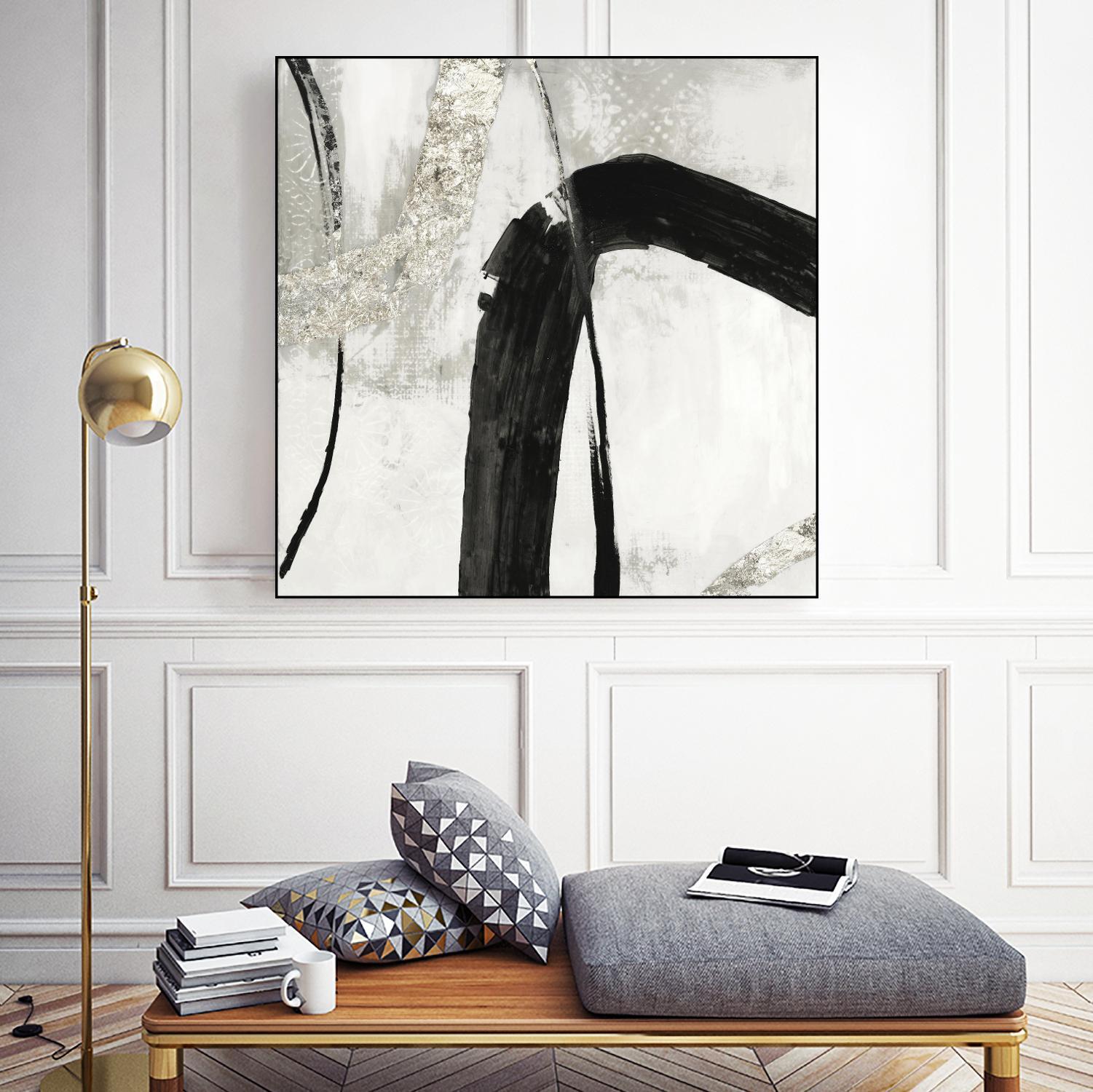 Black Ink II by PI Studio on GIANT ART - white abstract