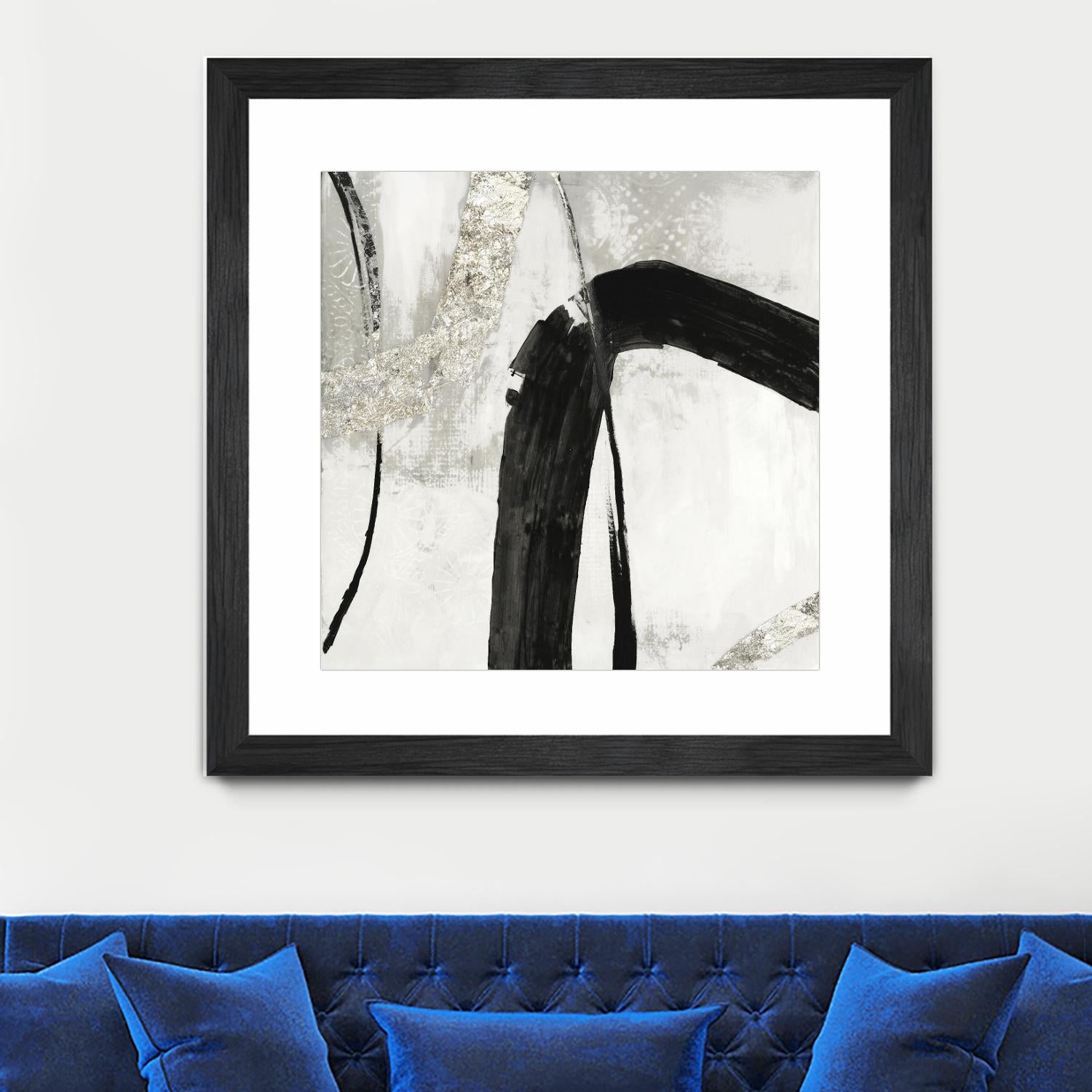 Black Ink II by PI Studio on GIANT ART - white abstract