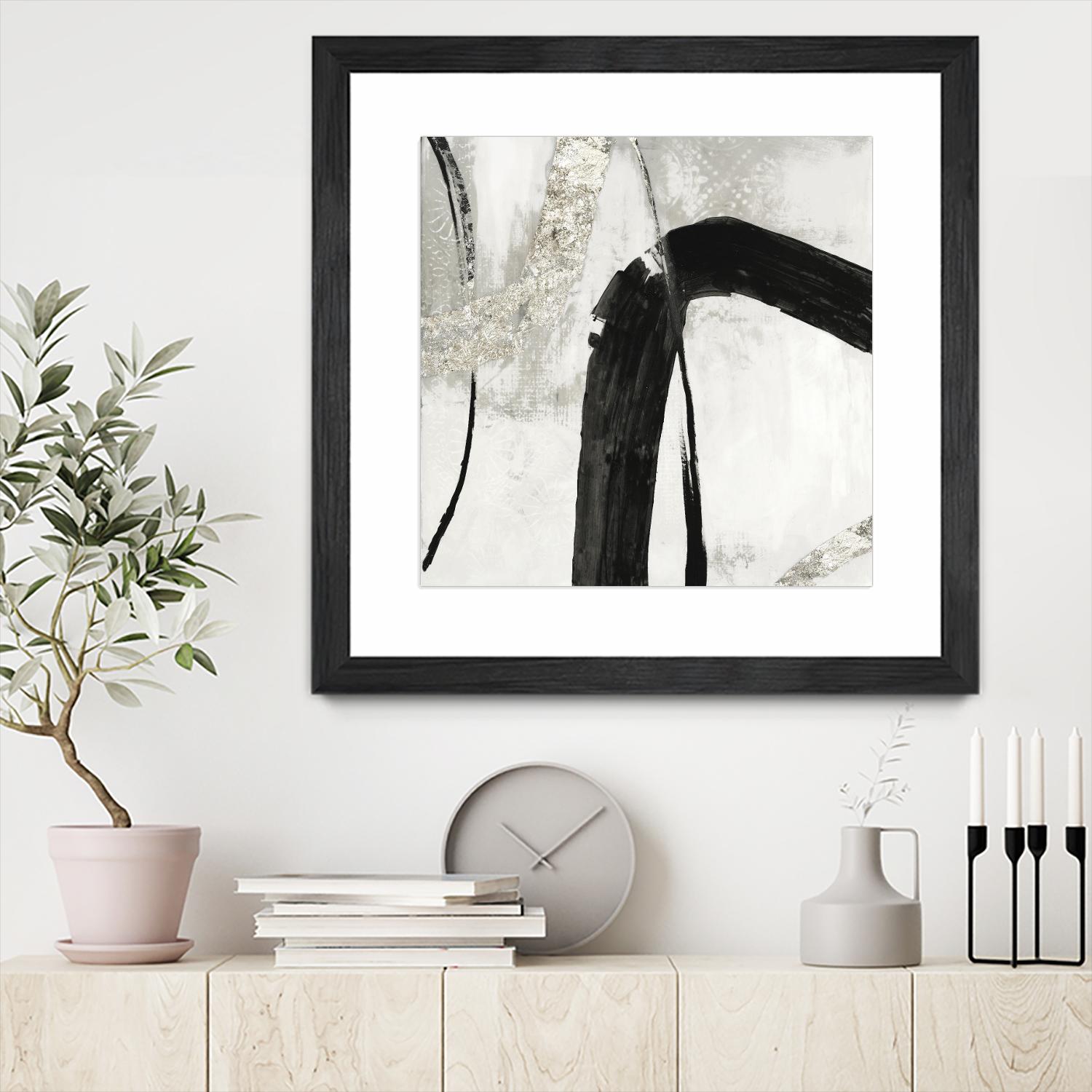 Black Ink II by PI Studio on GIANT ART - white abstract
