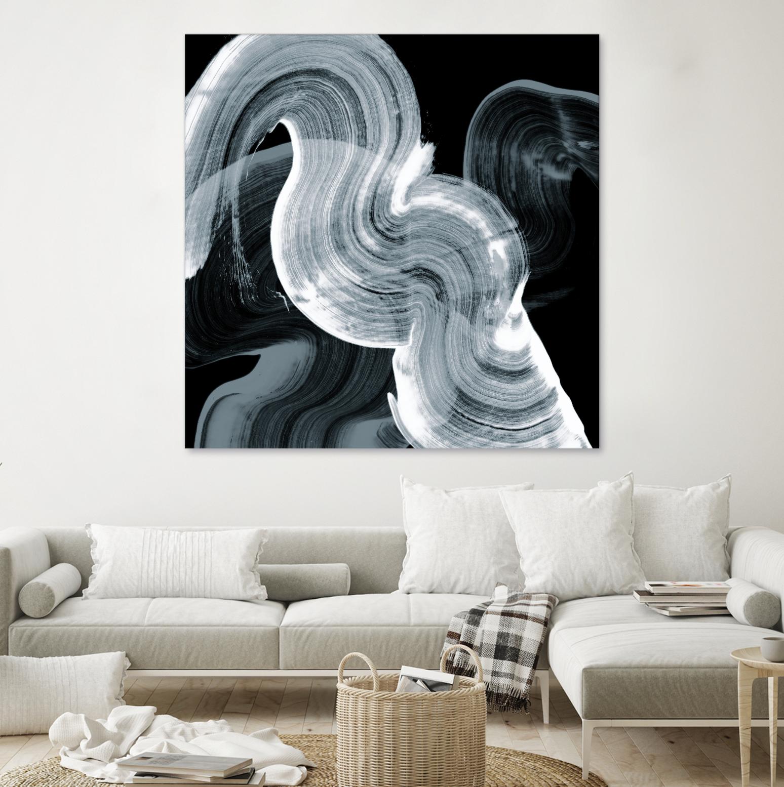 Swirl II by PI Studio on GIANT ART - white abstract