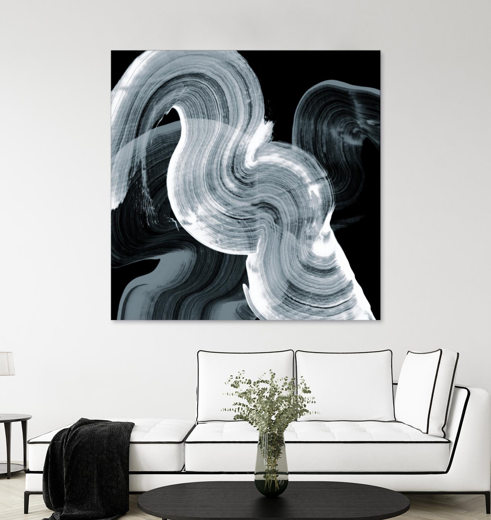 Swirl II by PI Studio on GIANT ART - white abstract