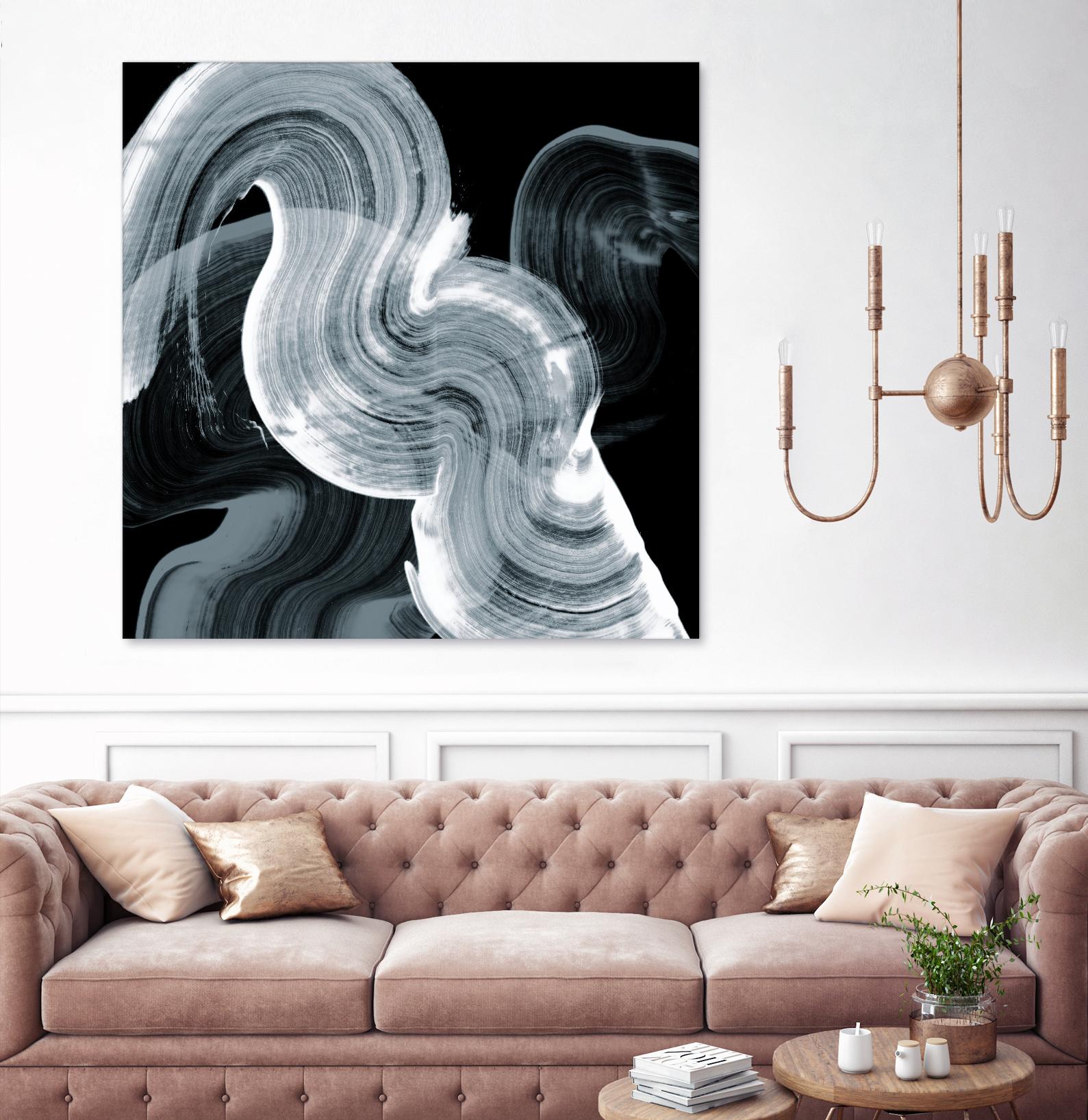 Swirl II by PI Studio on GIANT ART - white abstract