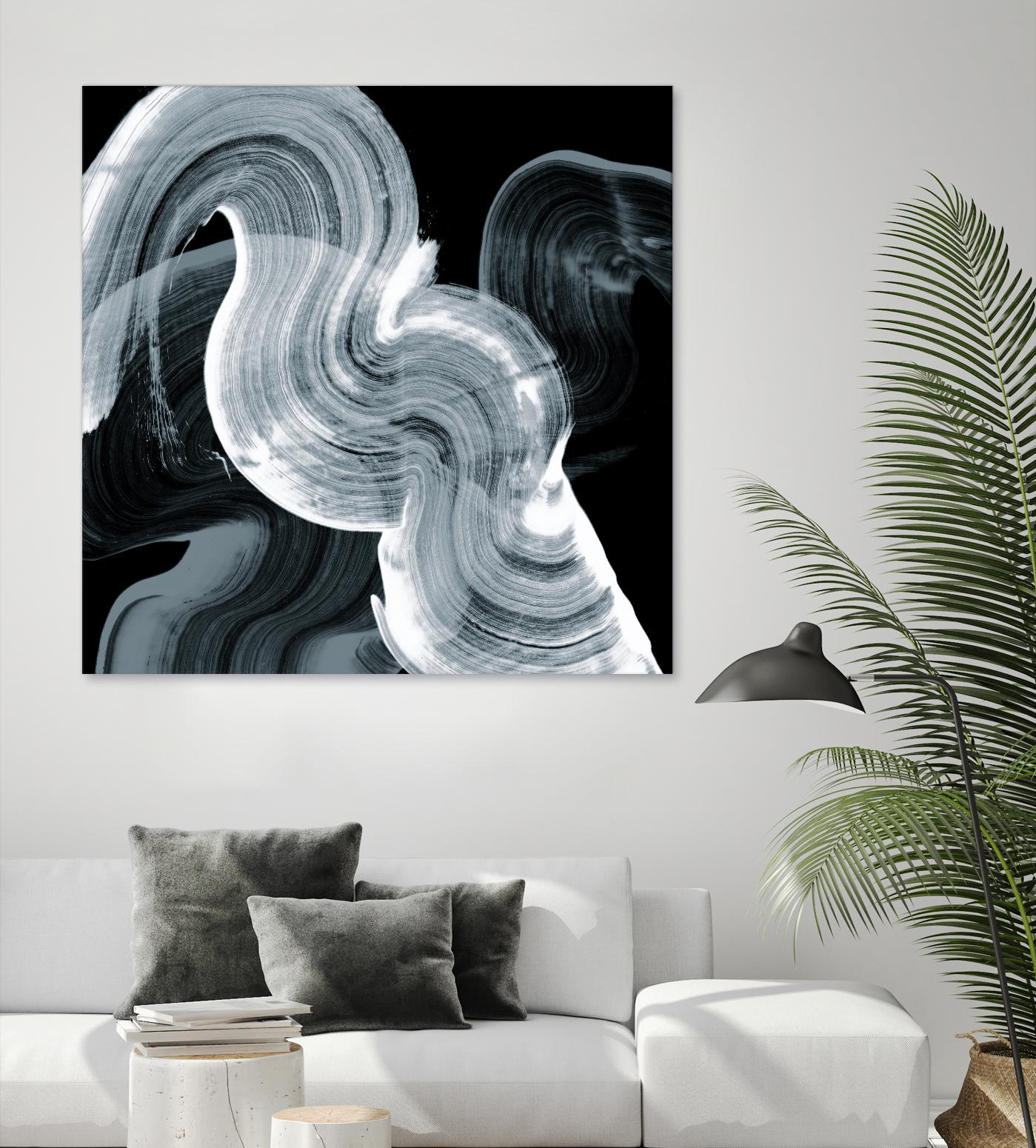 Swirl II by PI Studio on GIANT ART - white abstract