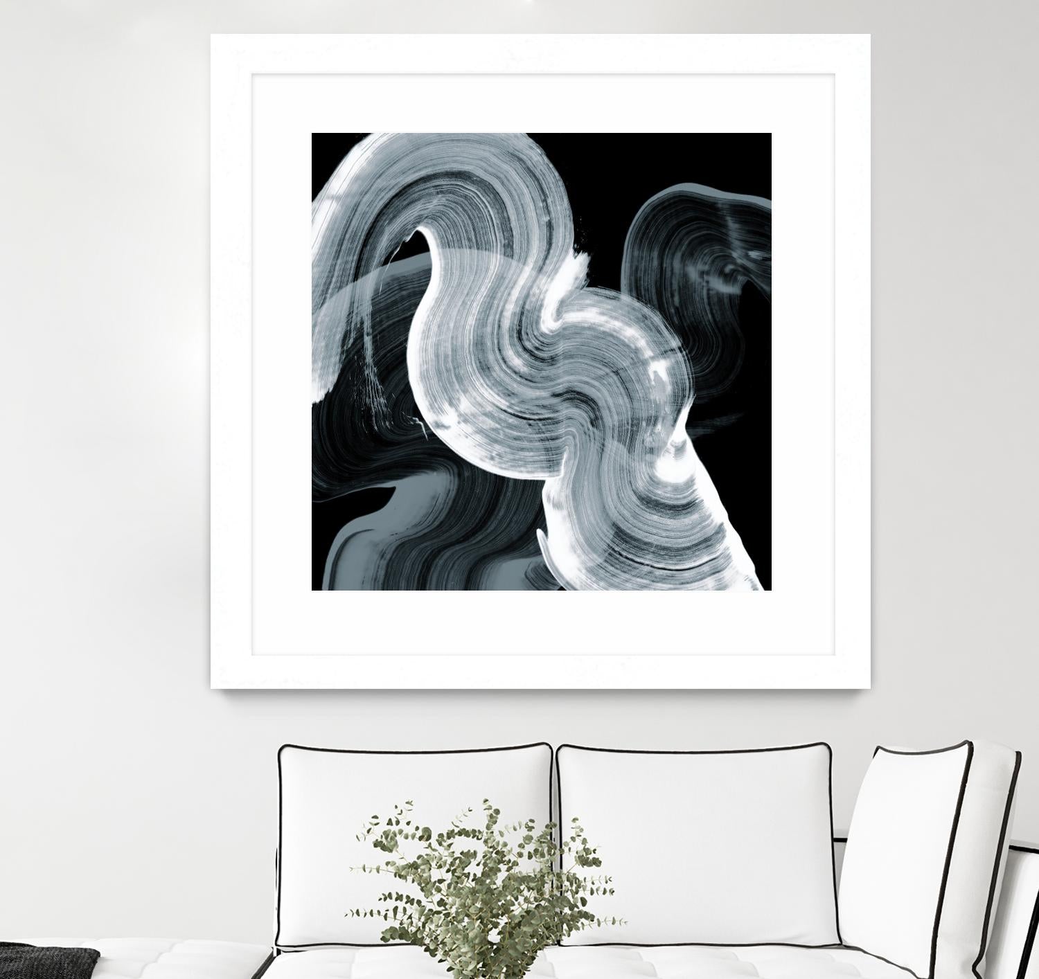 Swirl II by PI Studio on GIANT ART - white abstract