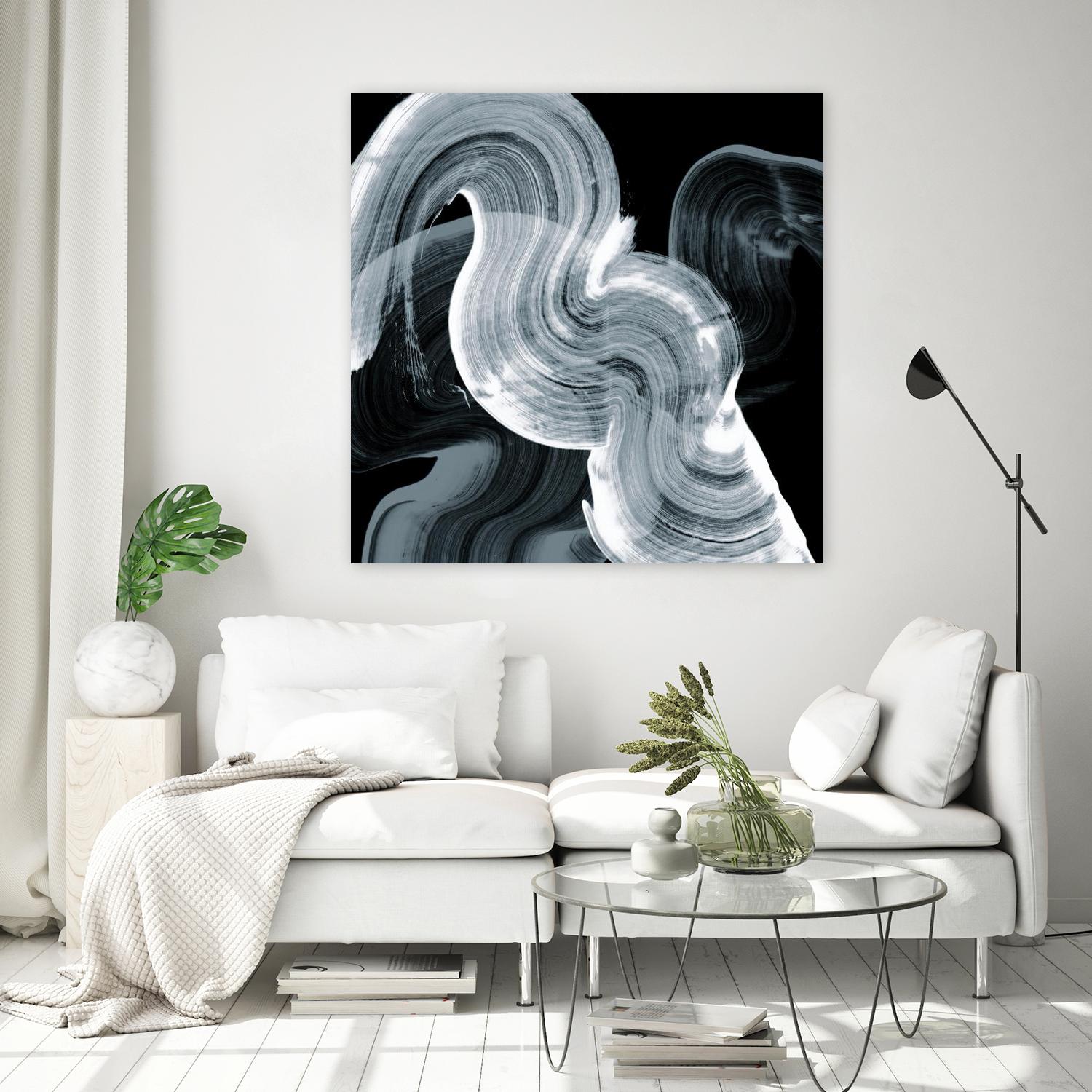 Swirl II by PI Studio on GIANT ART - white abstract