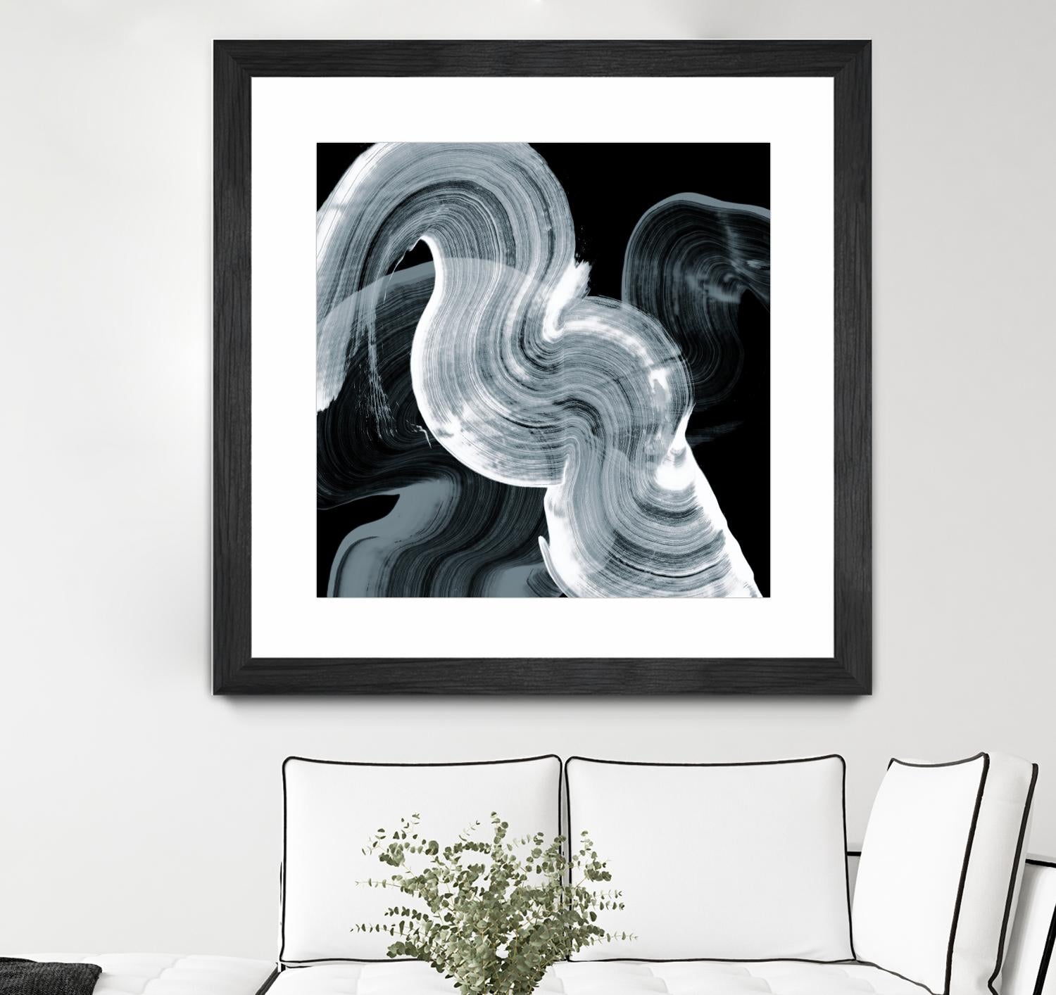 Swirl II by PI Studio on GIANT ART - white abstract