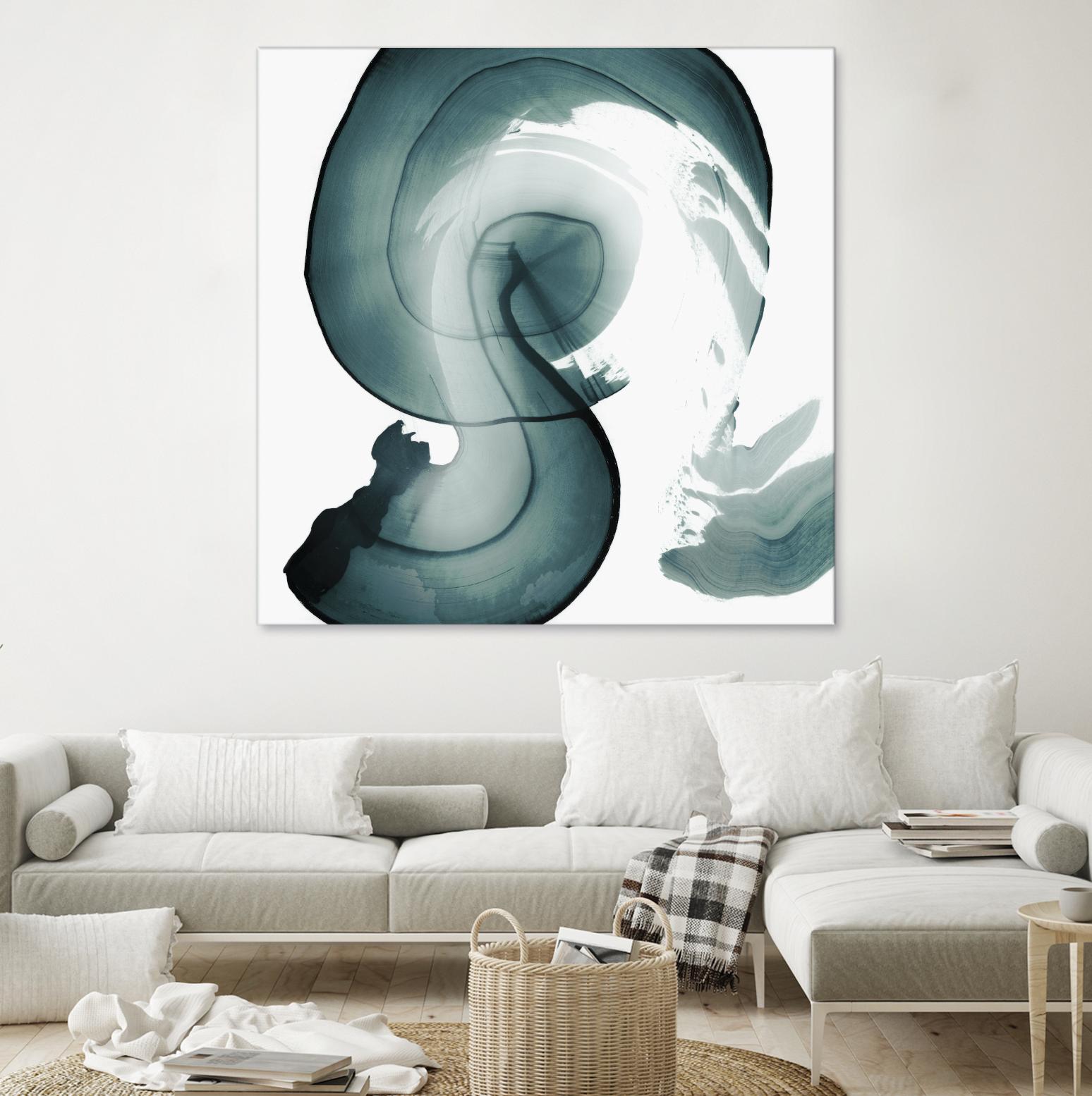 Swirl IV by PI Studio on GIANT ART - white abstract