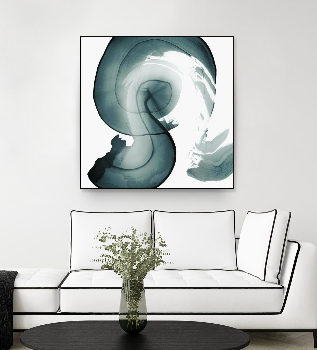Swirl IV by PI Studio on GIANT ART - white abstract