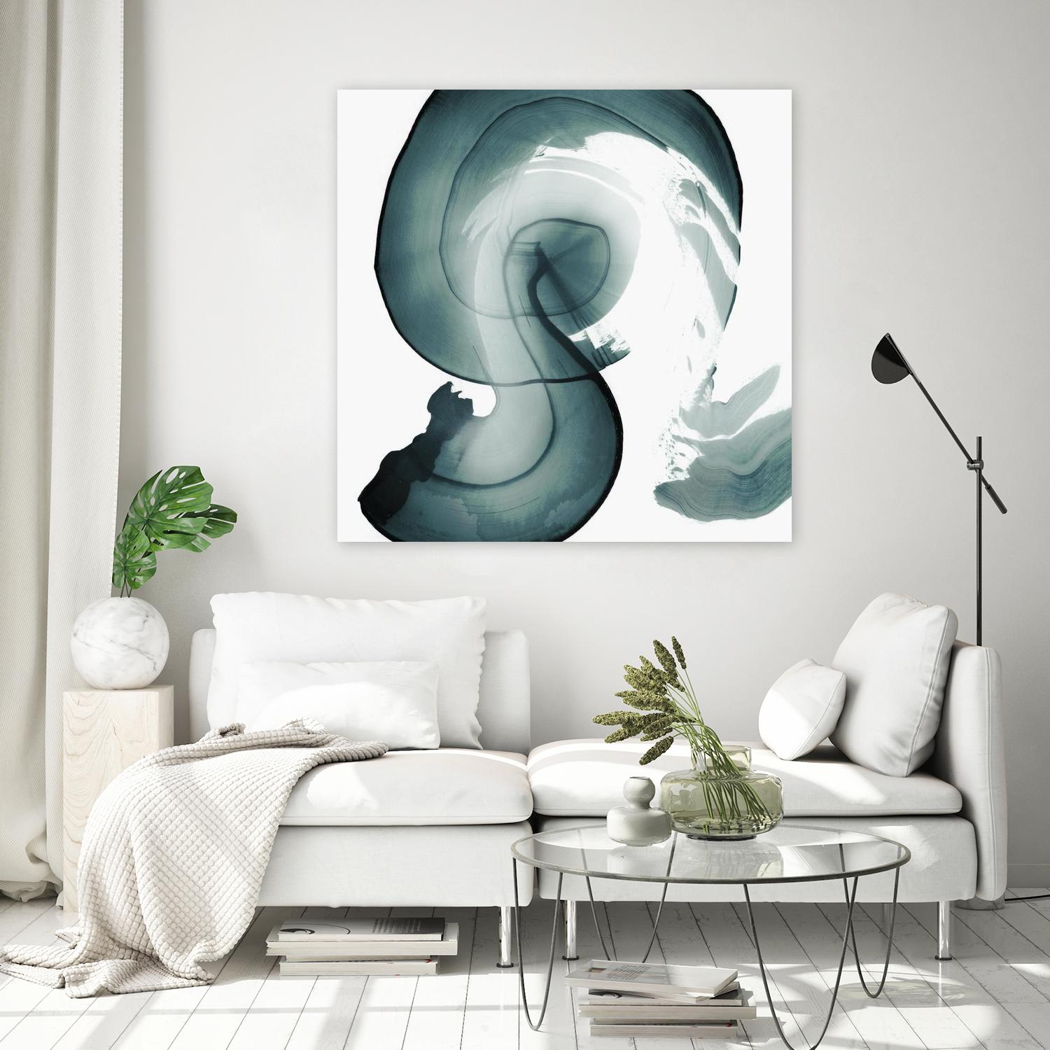 Swirl IV by PI Studio on GIANT ART - white abstract
