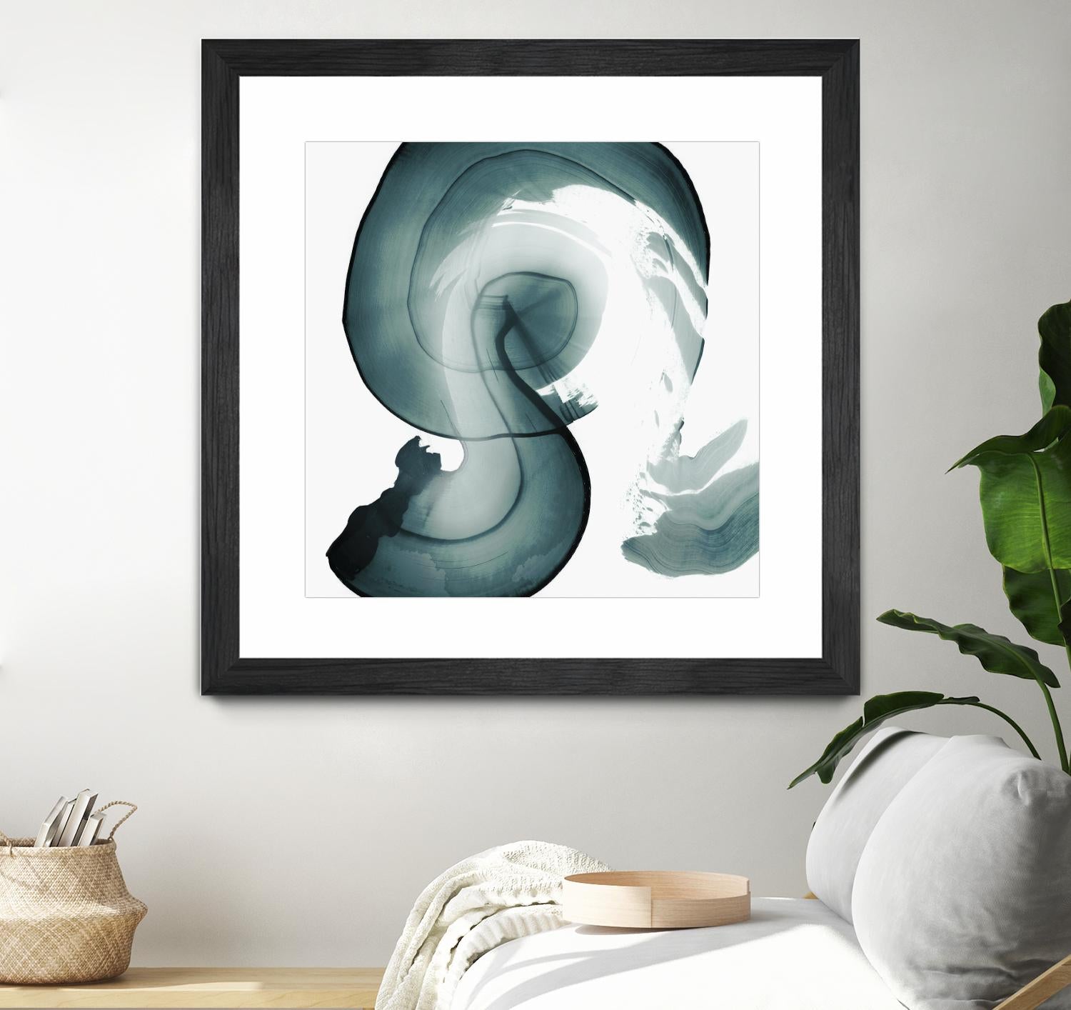 Swirl IV by PI Studio on GIANT ART - white abstract