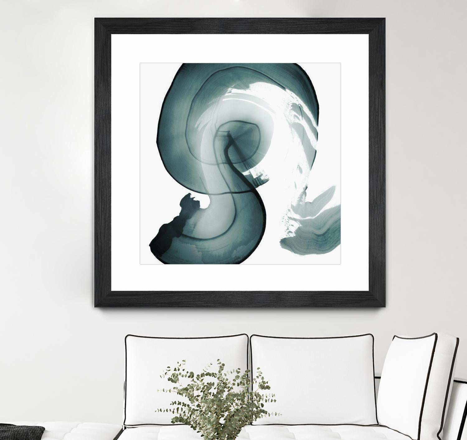 Swirl IV by PI Studio on GIANT ART - white abstract
