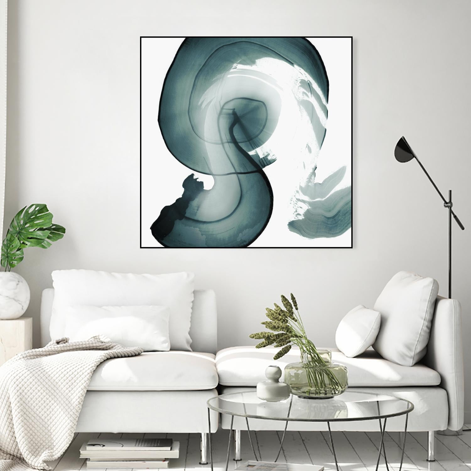 Swirl IV by PI Studio on GIANT ART - white abstract