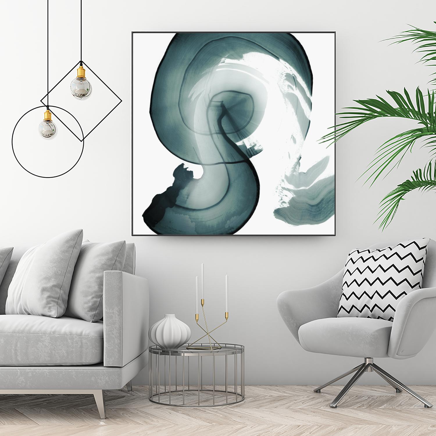 Swirl IV by PI Studio on GIANT ART - white abstract